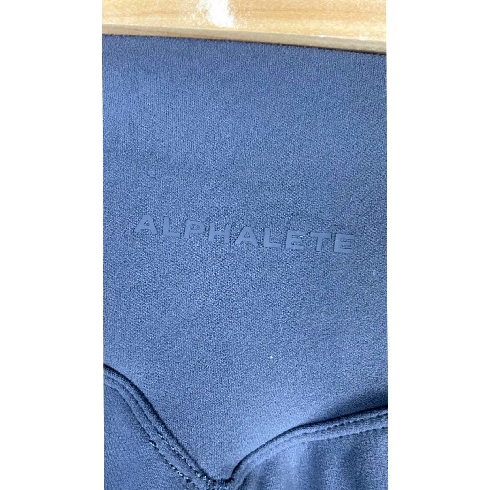 Vintage ALPHALETE Leggings Women XS Gray Athletic Yoga Gym High Waisted Size 26" / US 2 / IT 38 - 3 Thumbnail