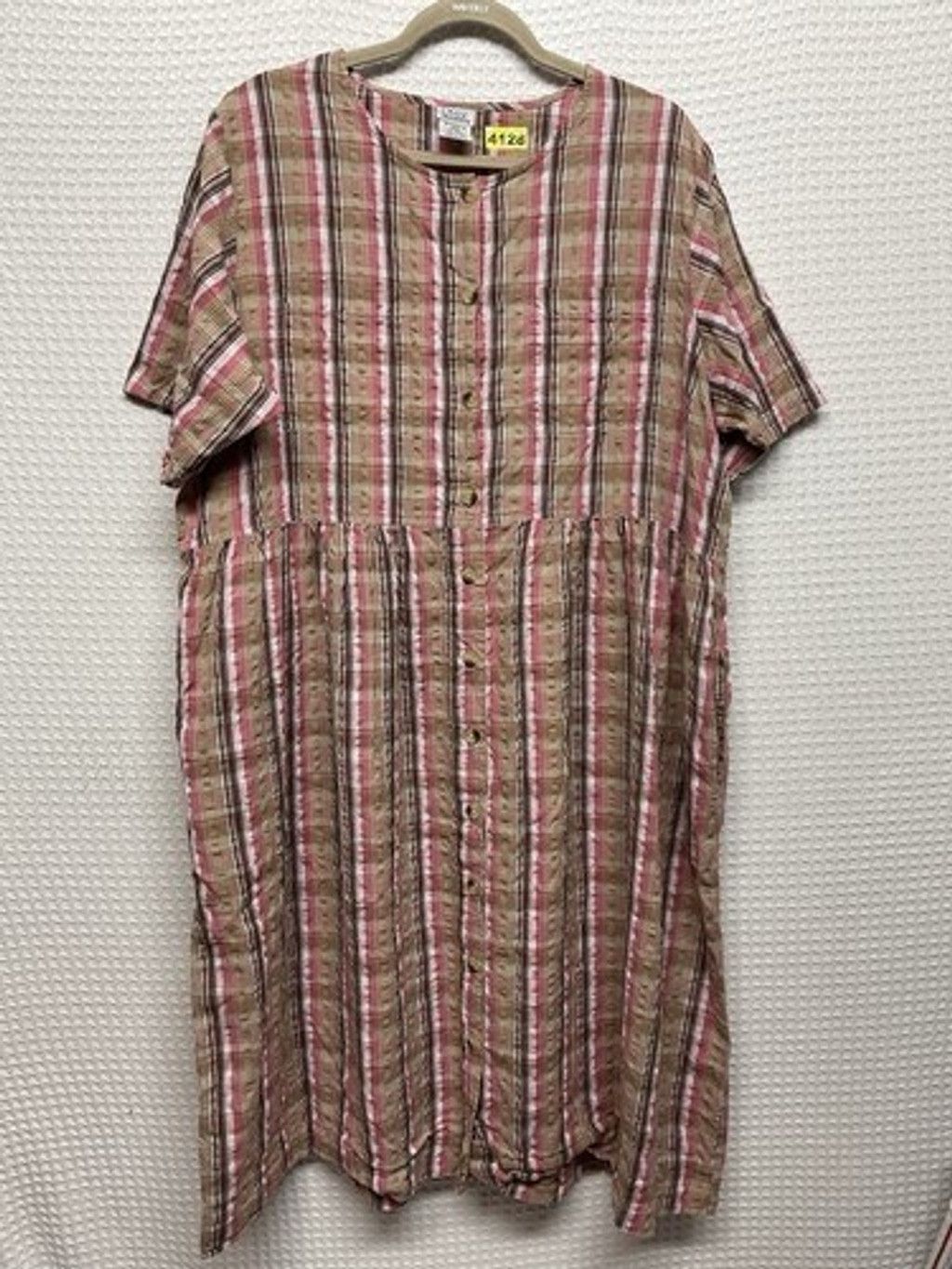 Other VTG Only Necessities Housecoat Vendoor House Dress Women 22W Size 3XL / US 20-22 - 7 Thumbnail