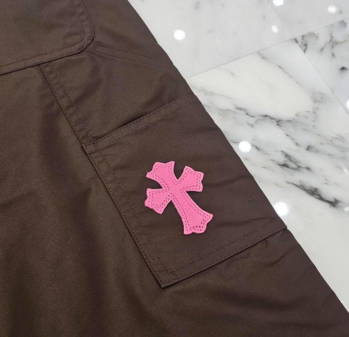 Chrome Hearts Chrome Hearts Nylon Double Knee Carpenter Cross Patch Pants Size US 36 / EU 52 - 9 Thumbnail