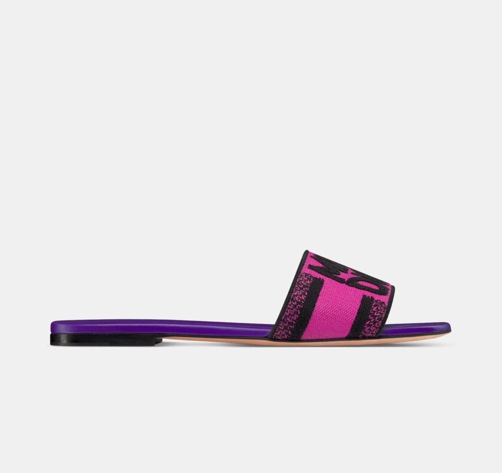 Dior Dior Dway Logo Slide Sandals Size US 5 / IT 35 - 1 Thumbnail