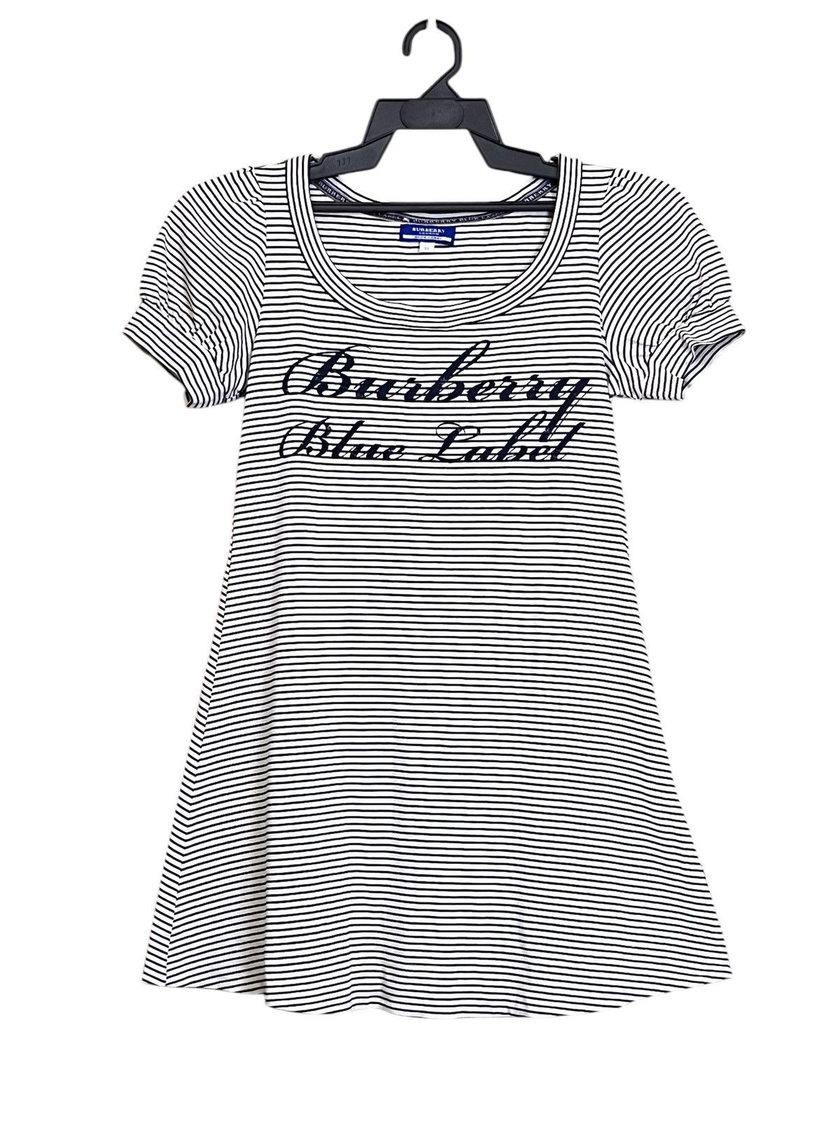 Burberry BURBERRY BLUE LABEL SPELL OUT DRESS SHIRT Size S / US 4 / IT 40 - 2 Thumbnail