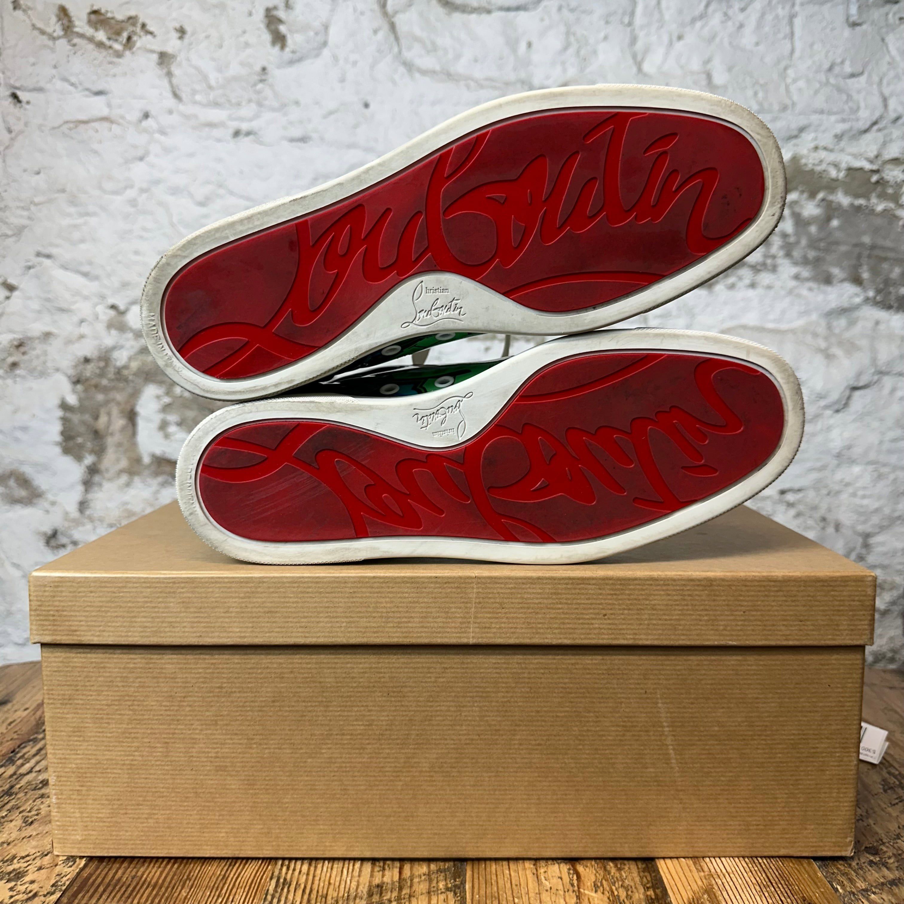 Christian Louboutin Christian Louboutin Grafitti Spike Sneaker Sz 7.5 (40.5) Size US 7.5 / EU 40-41 - 5 Thumbnail