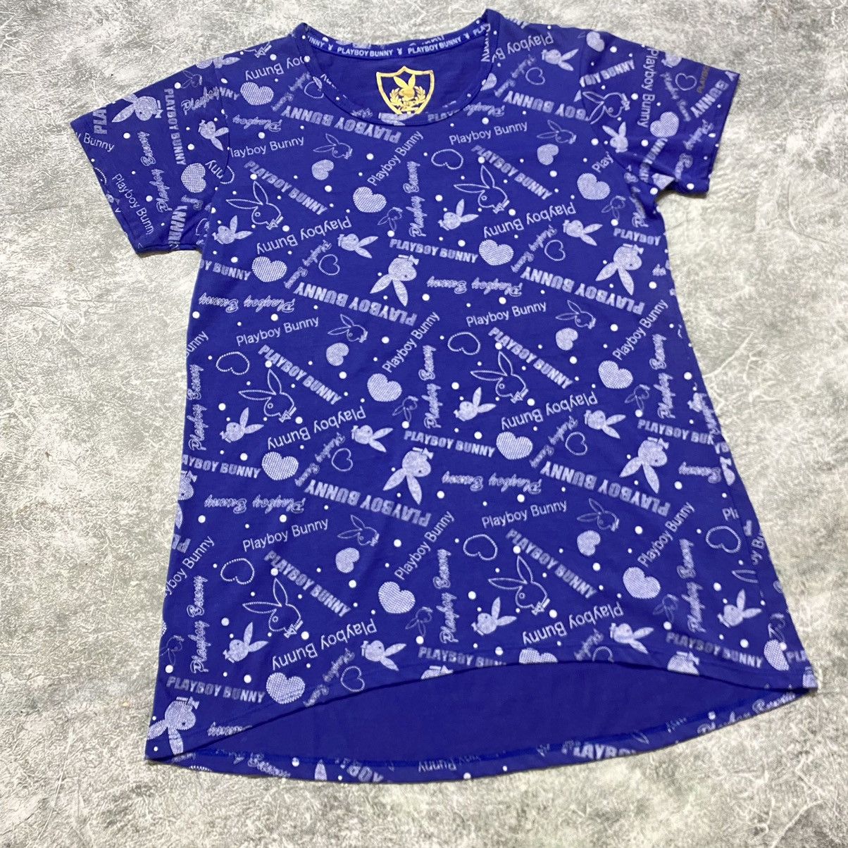Playboy Vintage 90s Playboy Bunny Full Print Size US S / EU 44-46 / 1 - 1 Thumbnail