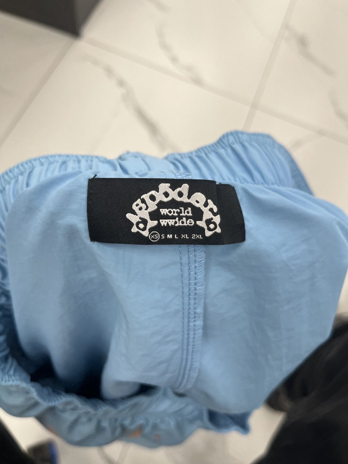 Sp5der Sp5der OG Web Double Layer Short "Light Blue" Size US 26 / EU 42 - 5 Thumbnail