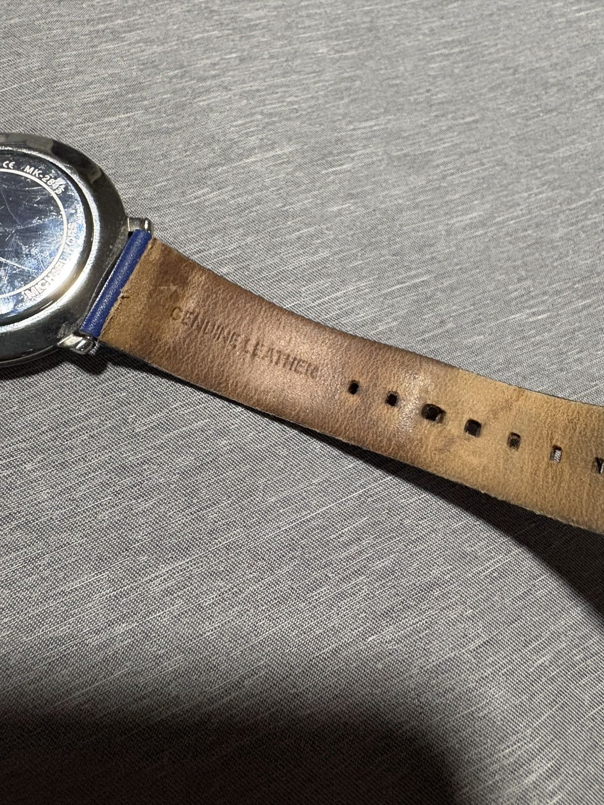 Michael Kors Michael Kors Pyper MK-2845 Blue Leather Quartz 38mm Watch Size ONE SIZE - 9 Thumbnail
