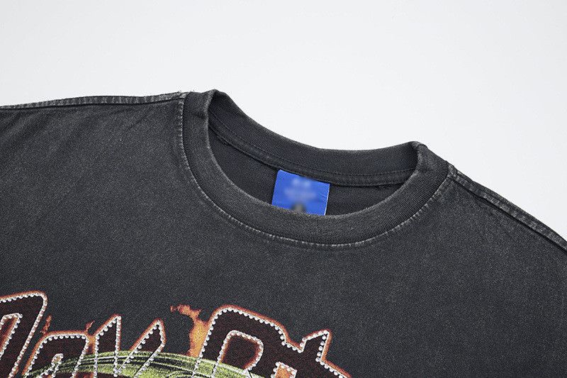 Japanese Brand Men's Loose Casual Skull Print Distressed T-Shirt Size US M / EU 48-50 / 2 - 3 Thumbnail