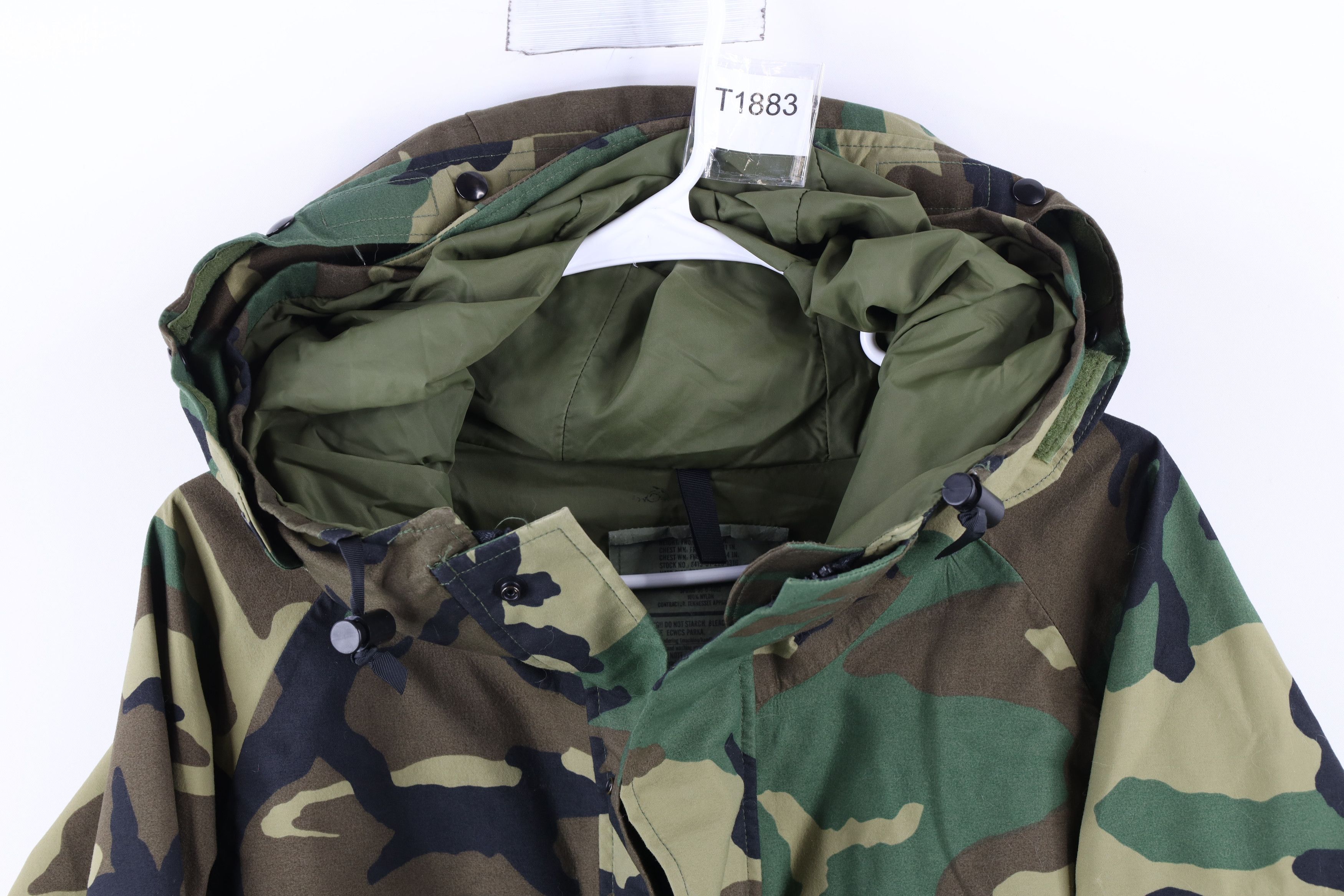 Vintage Vintage 90s Issue Camouflage Cold Weather Parka Jacket USA Size US M / EU 48-50 / 2 - 2 Thumbnail