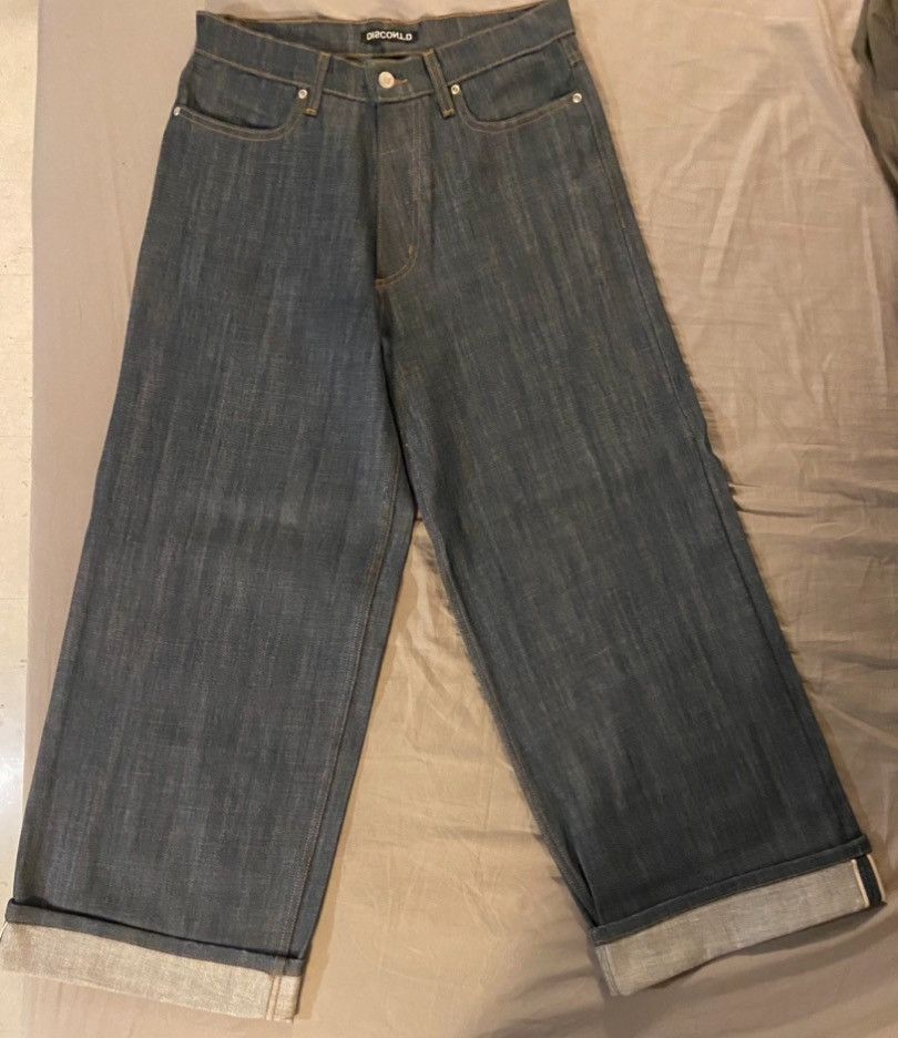 Vintage Discontd indigo selvedge baggy denim Size US 32 / EU 48 - 3 Thumbnail