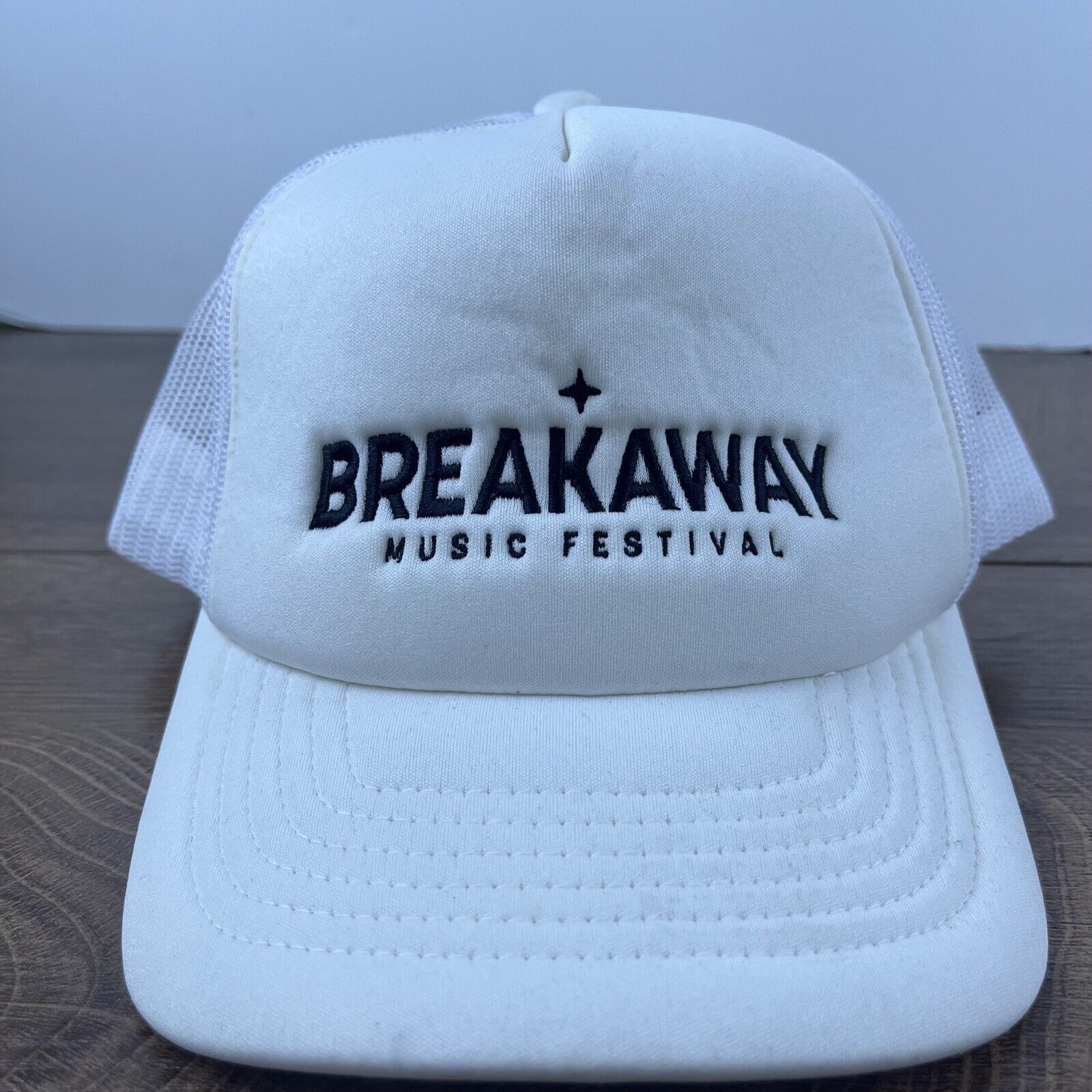 Other Breakaway Musical Festival Hat White Cap Hat Adjustable Hat Size ONE SIZE - 1 Thumbnail