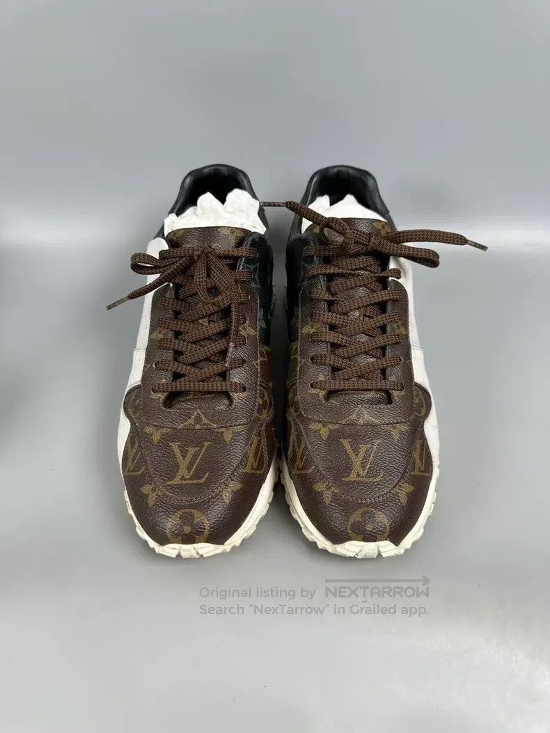 Louis Vuitton Louis Vuitton White-brown presbyopic sneakers Size US 7 / EU 40 - 2 Thumbnail