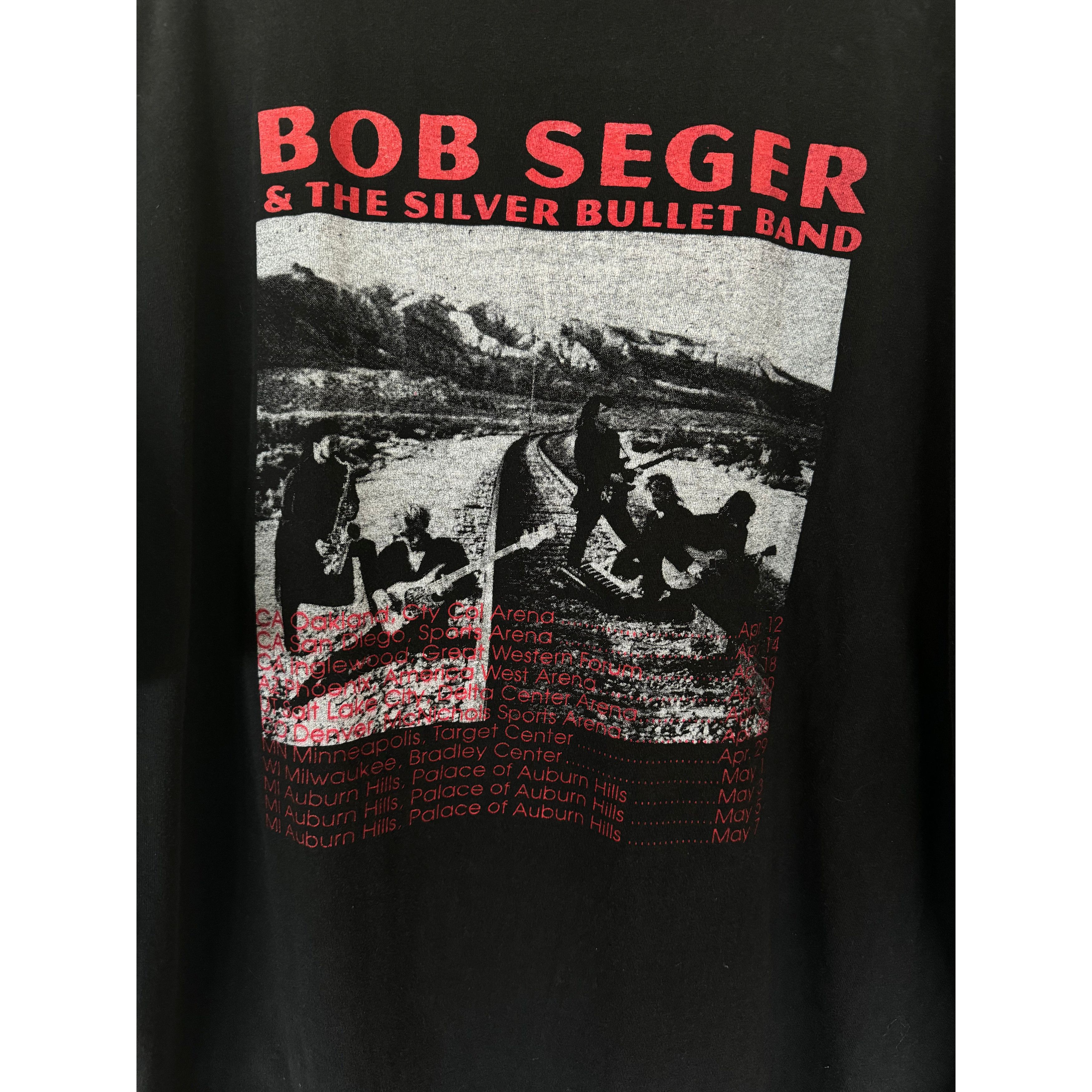 Vintage Bob Seger & The Silver Bullet Band Size US XL / EU 56 / 4 - 4 Thumbnail