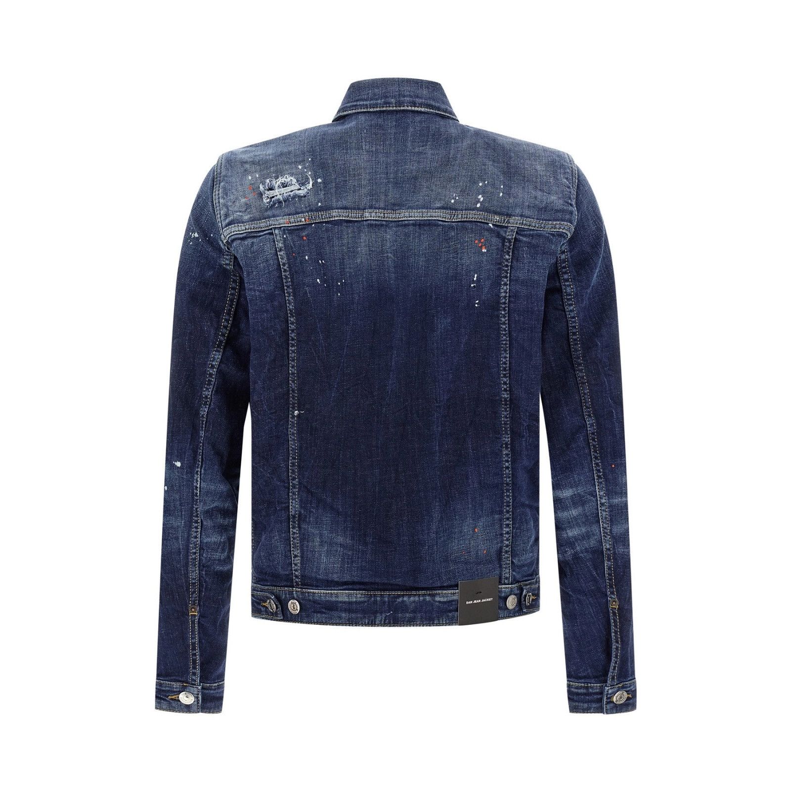 Dsquared2 DSQUARED2 Dan Blue Denim Jacket New & Authentic (Men's size: Size US L / EU 52-54 / 3 - 2 Thumbnail