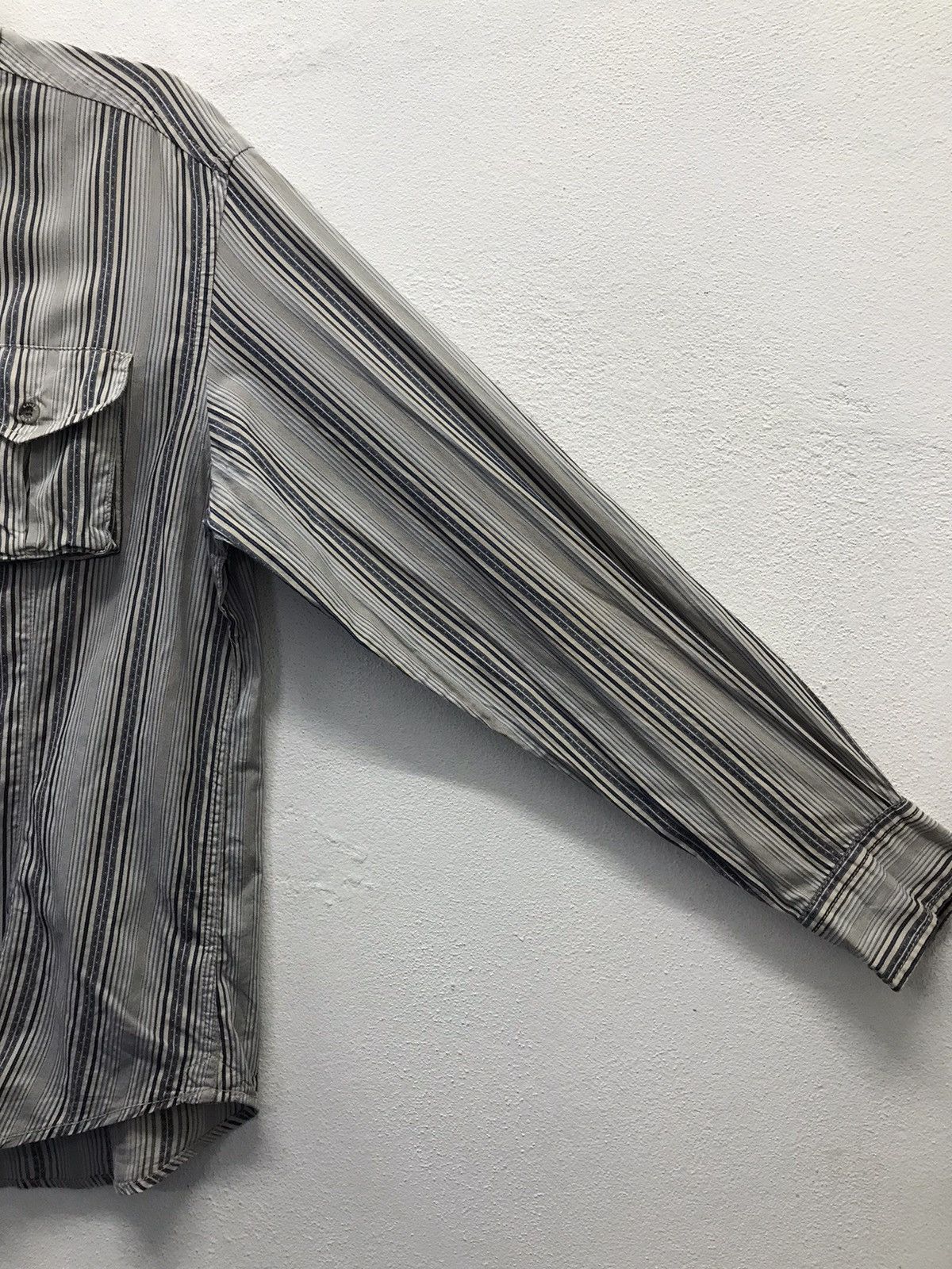 Kansai Yamamoto × Vintage Vintage Kansai Jeans Long Sleeve Shirt Button Up Size US L / EU 52-54 / 3 - 4 Thumbnail