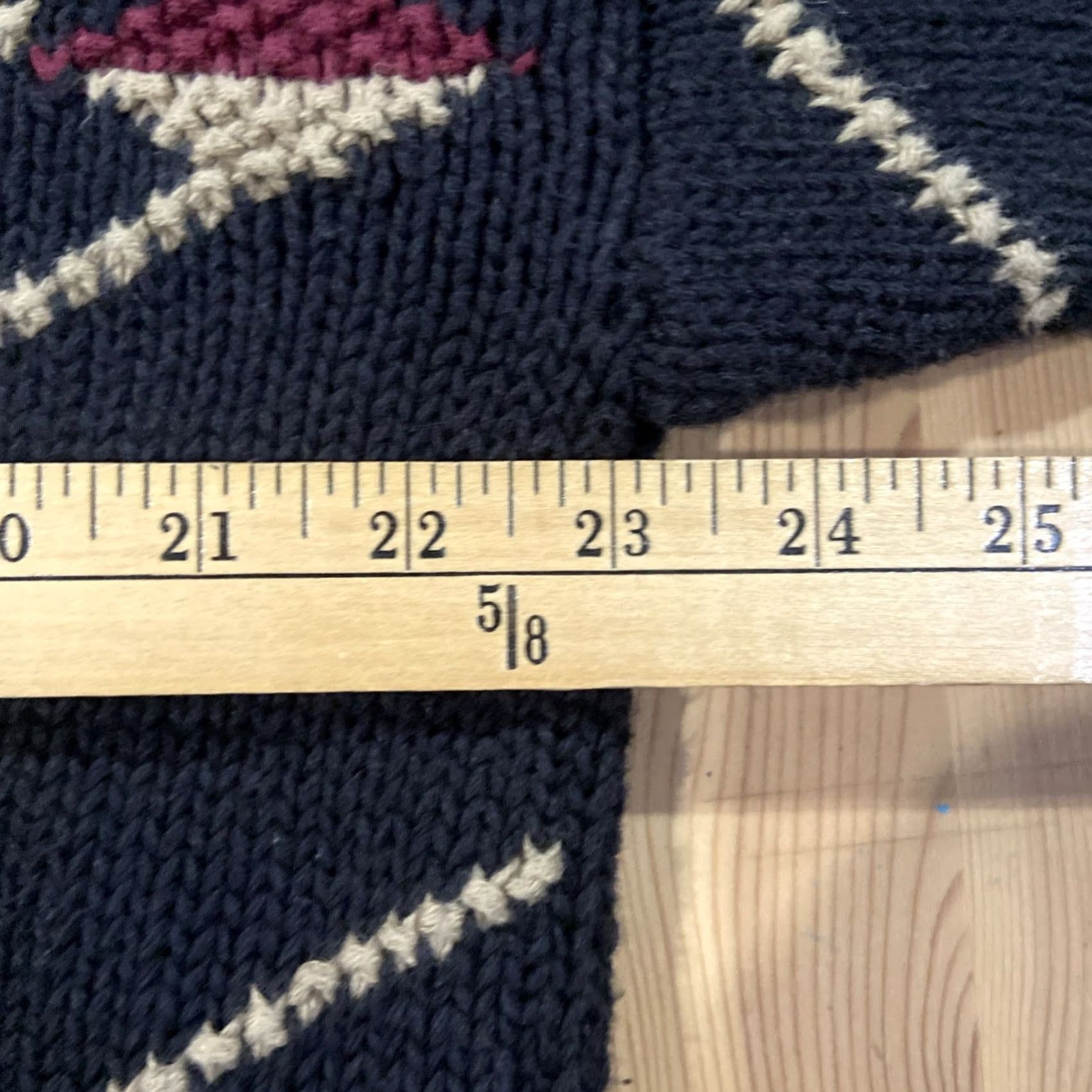 Vintage VINTAGE Expressions Men XL Sweater Crew Neck 80s 90s Blue Argyle/Diamond Knit Pullover Winter Holiday Size US XL / EU 56 / 4 - 5 Thumbnail