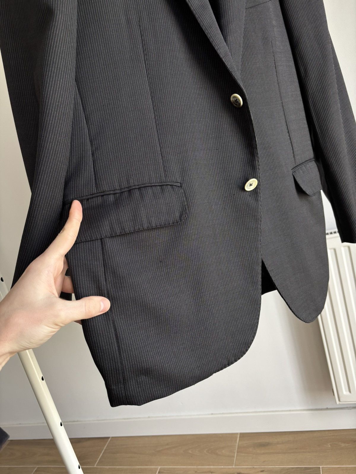 Corneliani Corneliani Leader Black Super 150s Wool Suit Size 40R - 5 Thumbnail