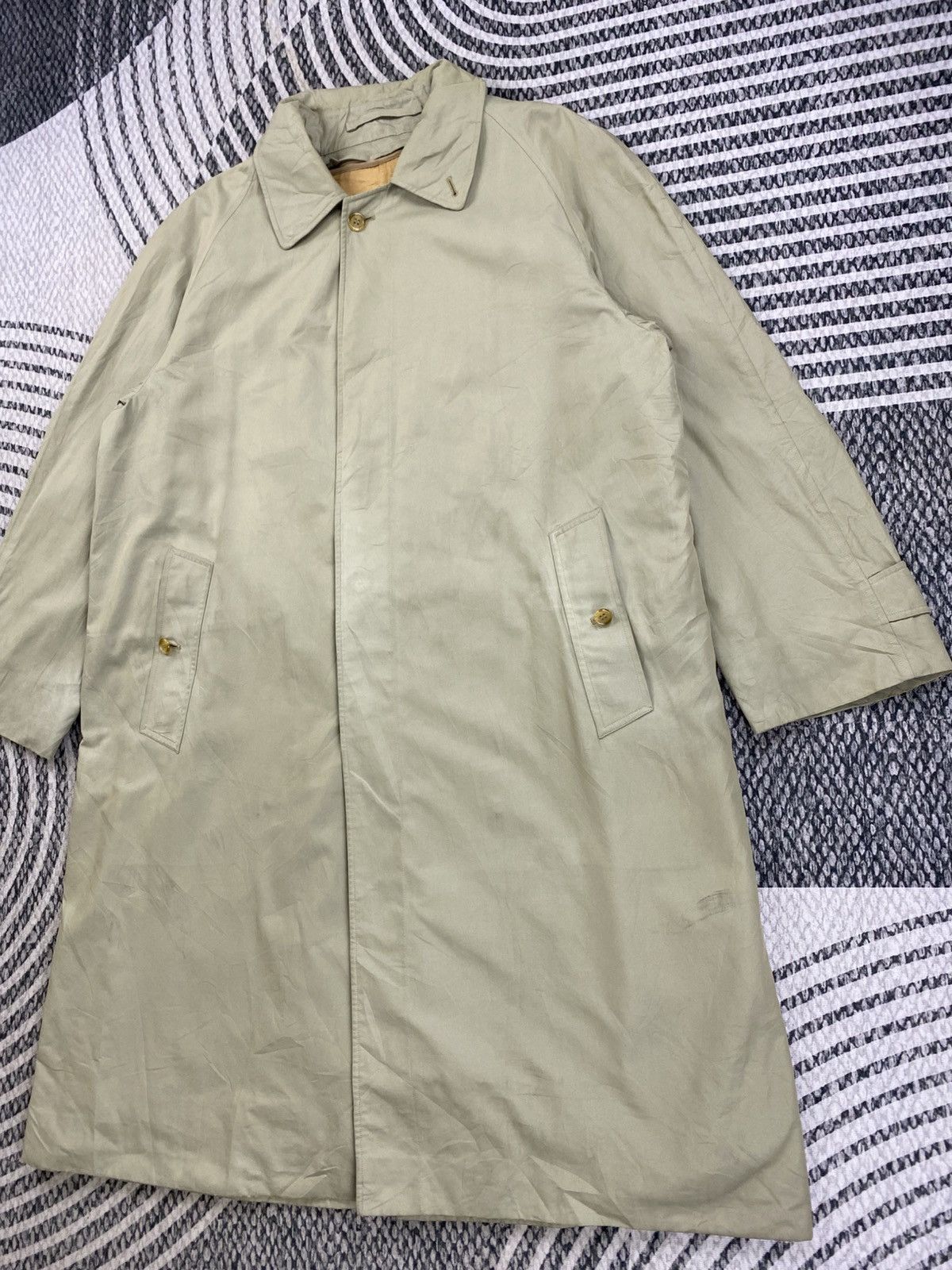 Vintage Burberrys London Nova Check Trench Coat