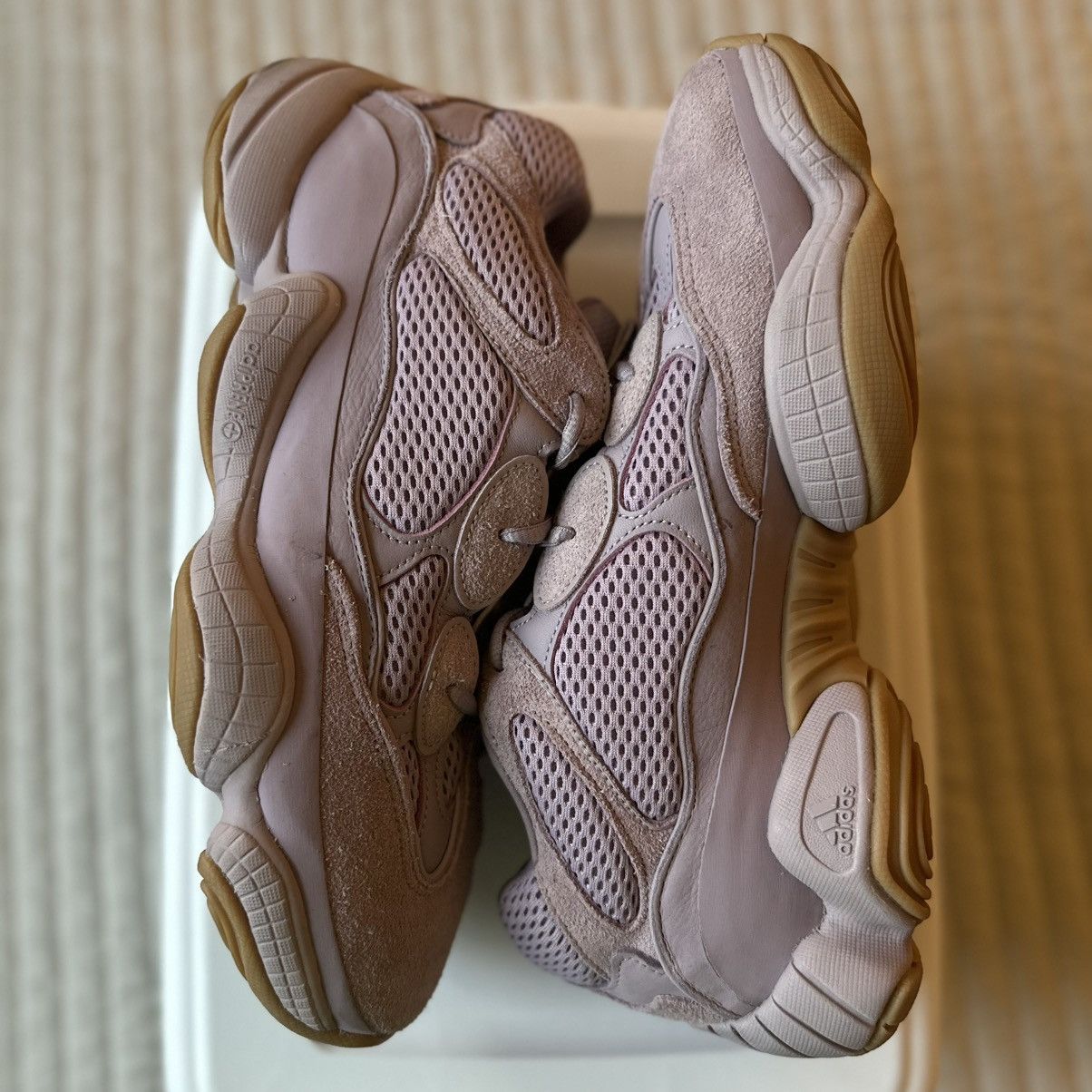 Yeezy adidas Men's Yeezy 500 Soft Vision (No Insoles) Size US 11 / EU 44 - 3 Thumbnail