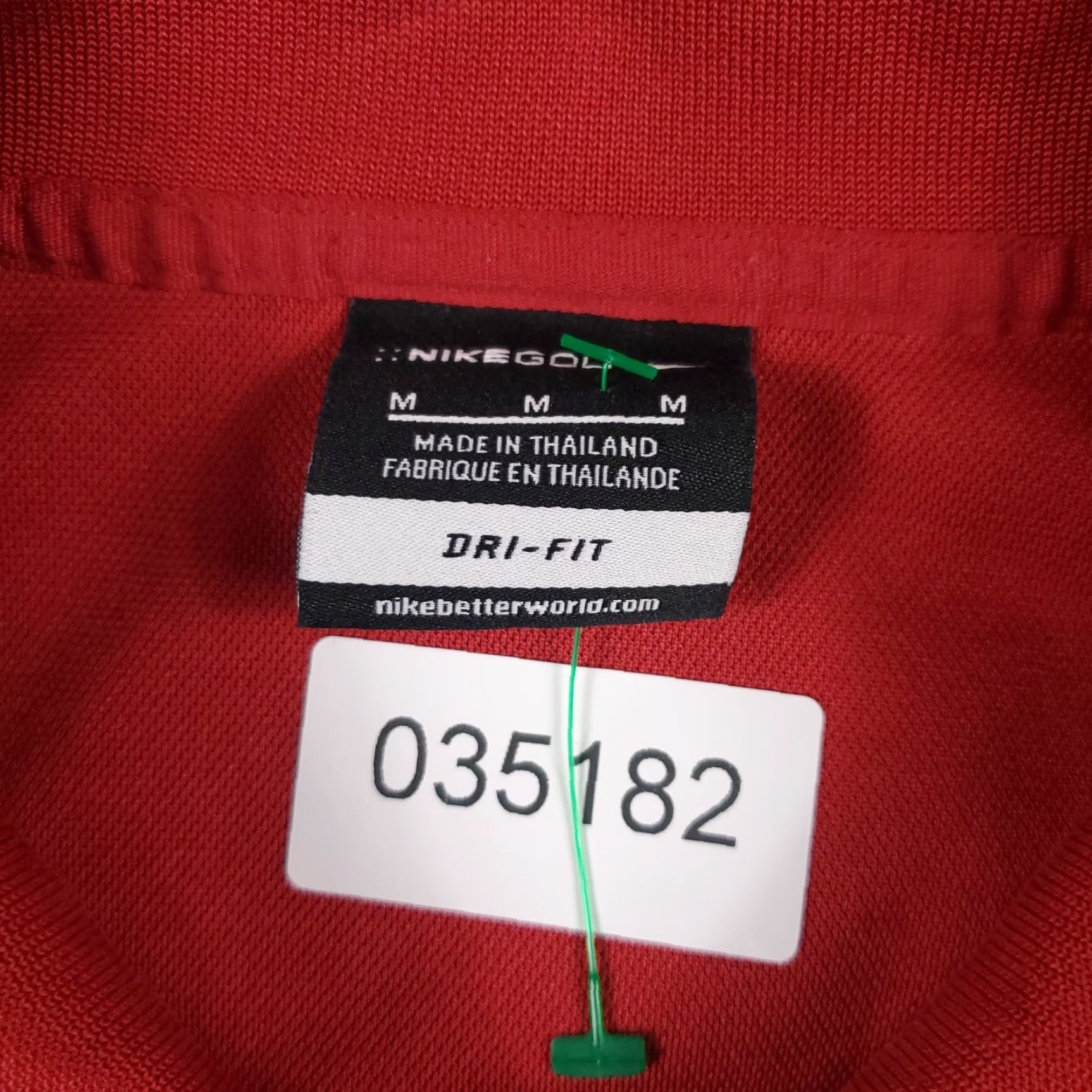 Nike Nike Polo Shirt Mens Medium Red Swoosh Golf Casual Short Sleeve Size US M / EU 48-50 / 2 - 7 Thumbnail