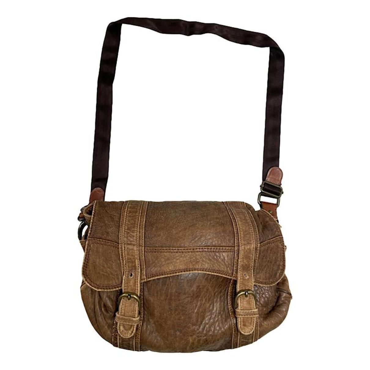 Marni Tuk Brown Leather Handbag Size ONE SIZE - 1 Thumbnail