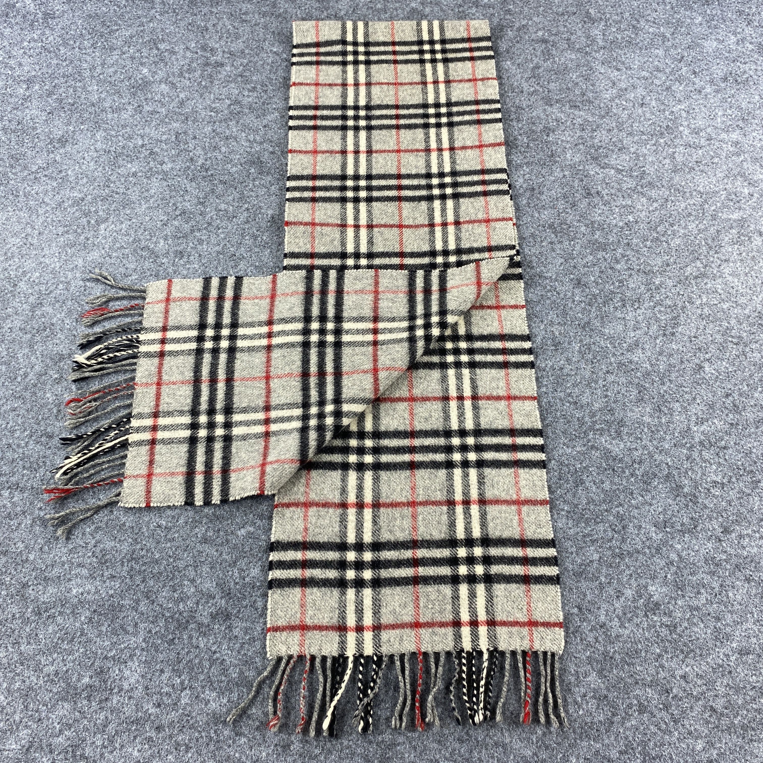 Burberry × Vintage GF10386 Burberry Scarf Neck Wear Muffler Nova Check Size ONE SIZE - 6 Thumbnail