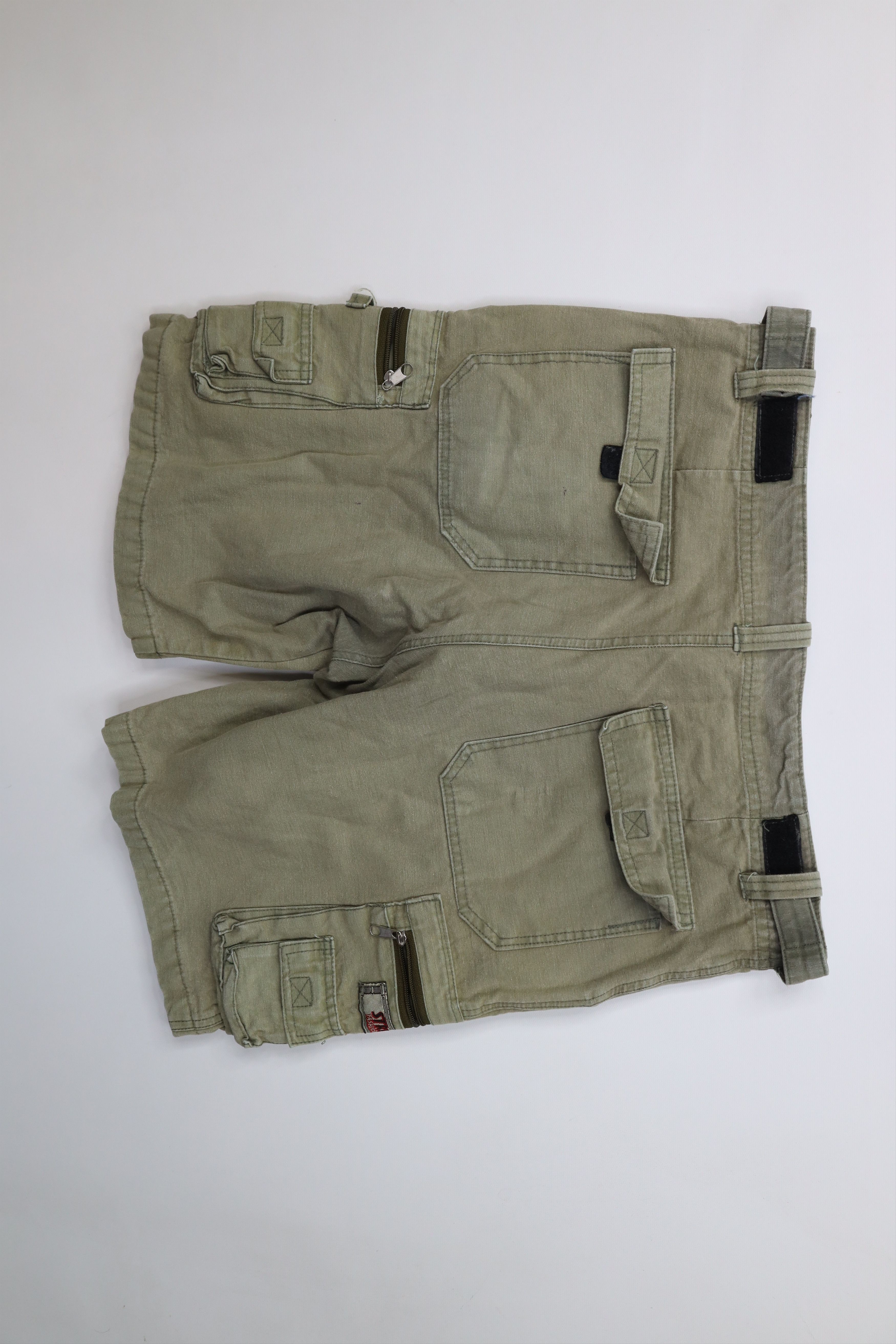 Vintage Vintage 90s Y2K Streetwear Cargo Shorts Skateboard Green Size US 32 / EU 48 - 8 Thumbnail