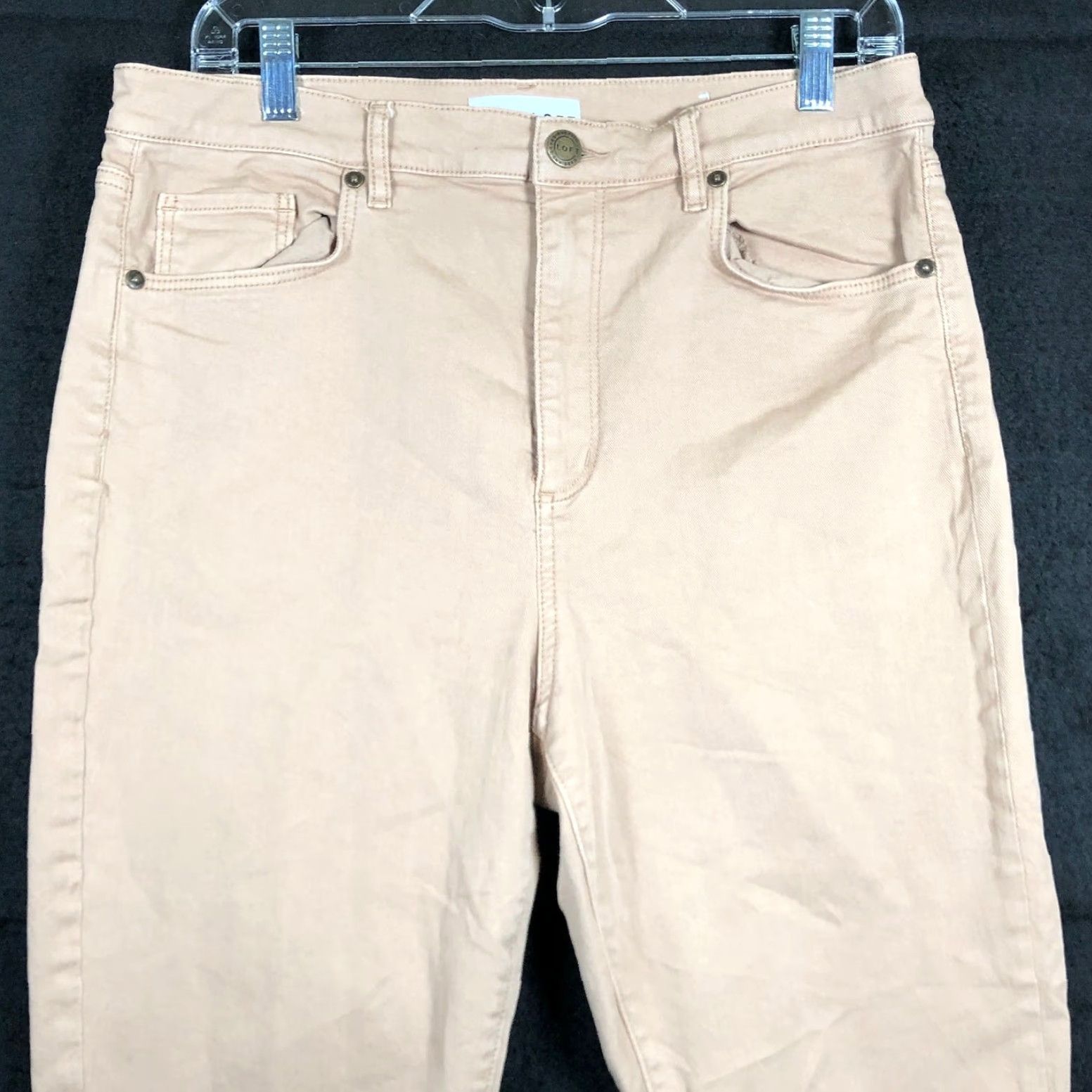 Loft **LOFT Tan High Rise Skinny Jeans Women's 12/31** User: **LOFT Tan High Rise Skinny Jeans Women's 12/31** Size 34" / US 12 / IT 48 - 2 Thumbnail
