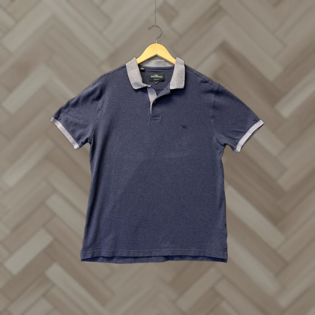 Rodd & Gunn Rodd & Gunn Polo Shirt Slim Fit XL Blue Short Sleeve Cotton Sports Mens Size US XL / EU 56 / 4 - 1 Thumbnail