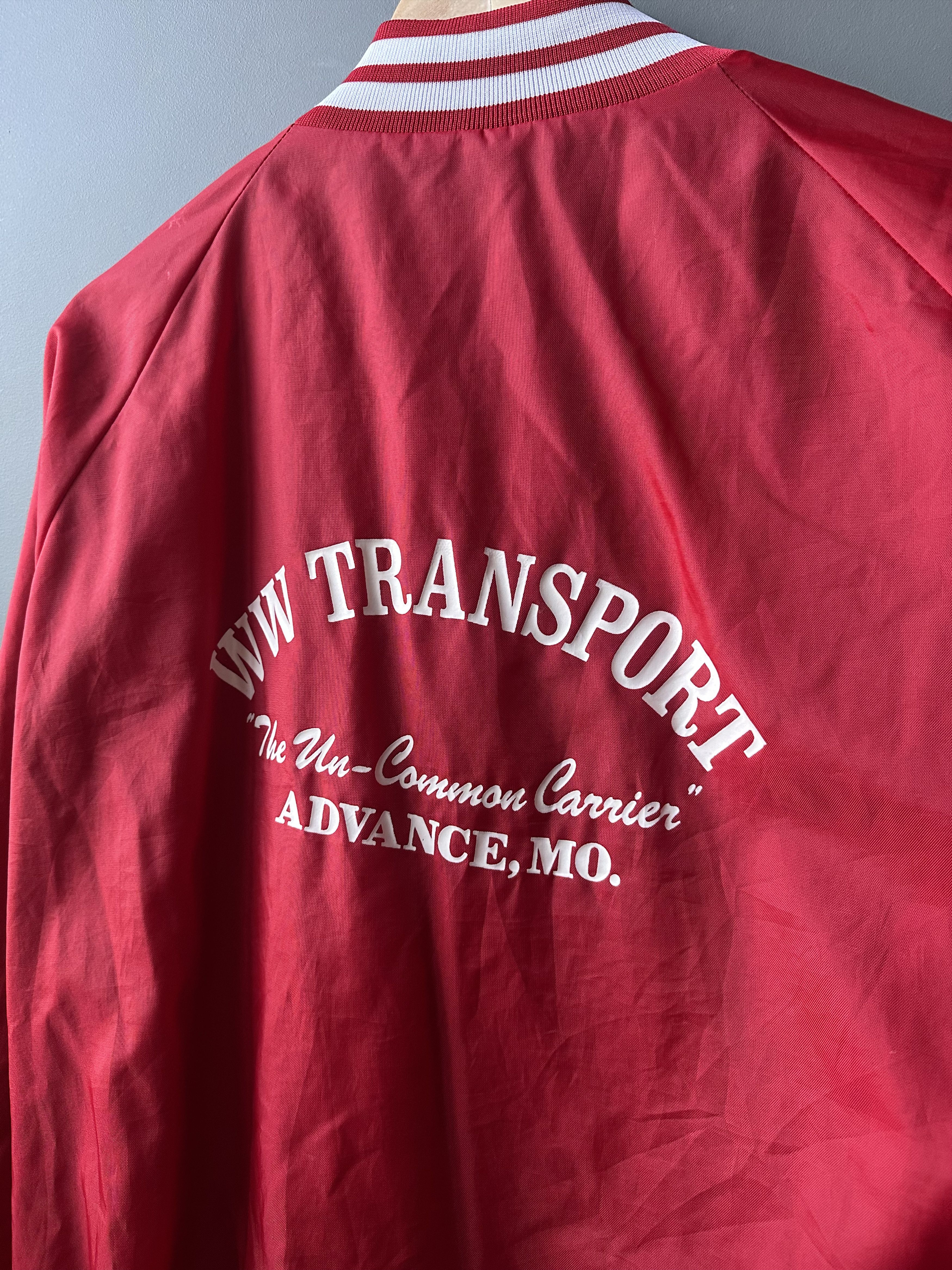 Dunbrooke Vintage Dunbrooke PlaJac Red Nylon Varsity Bomber Jacket USA Size US XL / EU 56 / 4 - 4 Thumbnail