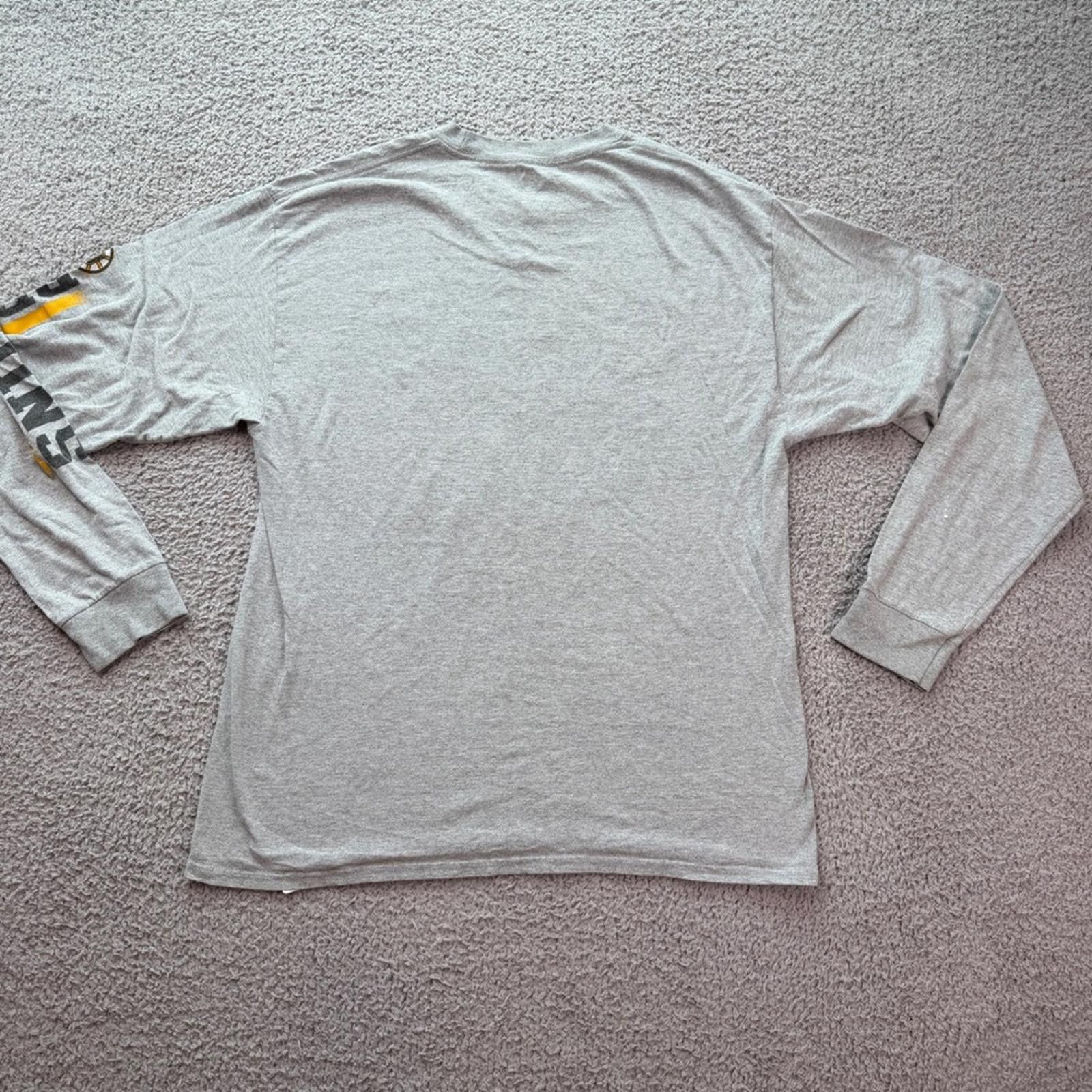 NHL NHL Boston Bruins Hockey Long Sleeve Graphic T-Shirt Mens L Size US L / EU 52-54 / 3 - 3 Thumbnail