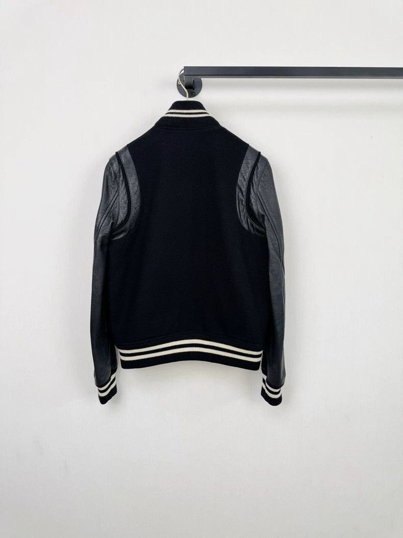 Saint Laurent Paris Saint Laurent Baseball Jacket in Black-2507 Size M / US 6-8 / IT 42-44 - 8 Thumbnail