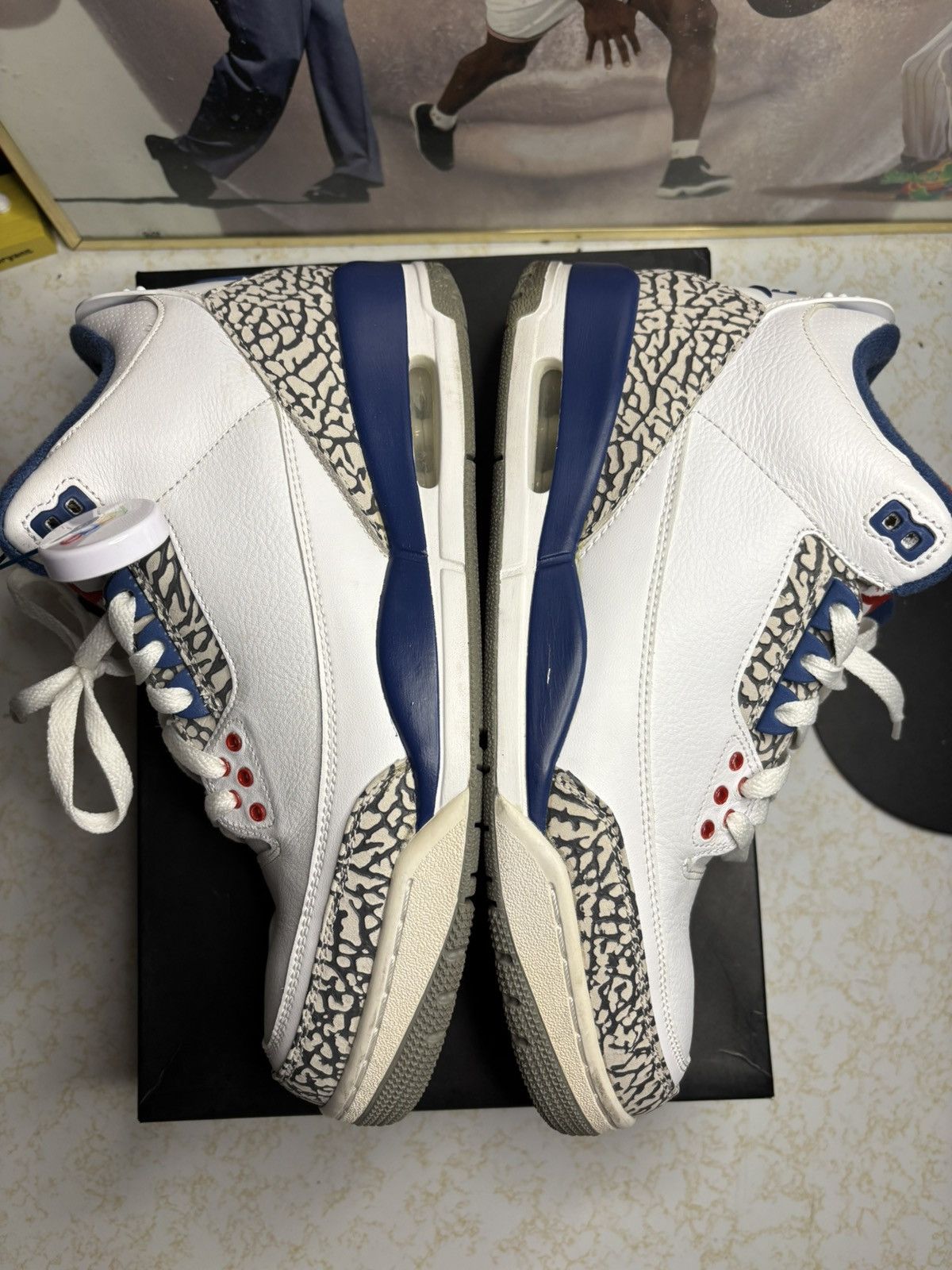 Jordan Brand Jordan Retro 3 ‘true blue’ Size US 10 / EU 43 - 4 Thumbnail