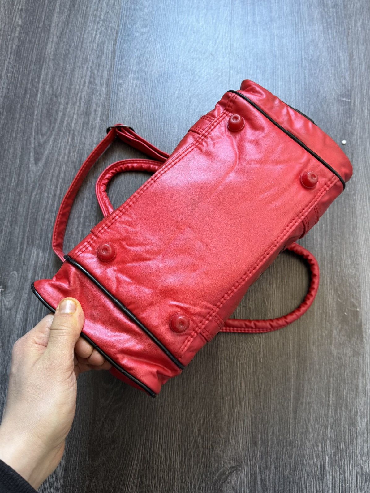 Puma × Vintage 90s Vintage Puma Sport Bag Red Size ONE SIZE - 4 Thumbnail
