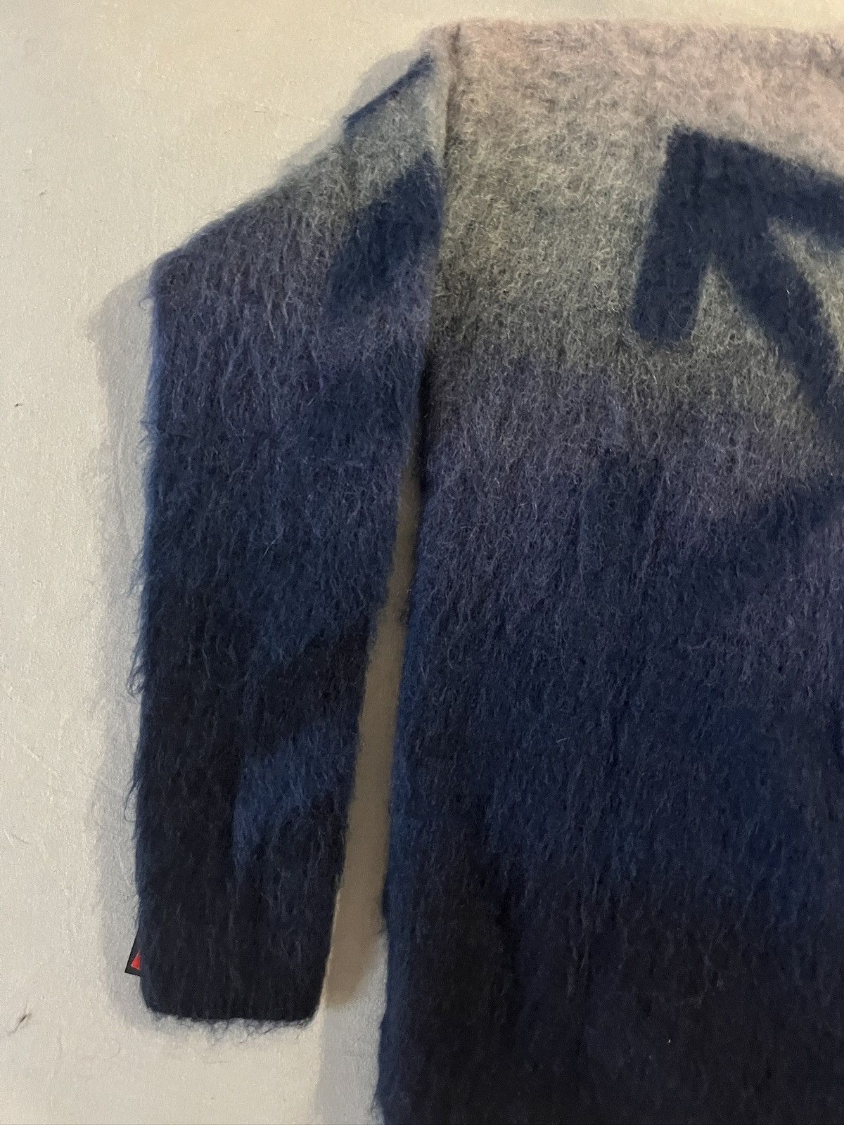 Off-White Off white diagonal brushed sweater Size US XXS / EU 40 - 3 Thumbnail