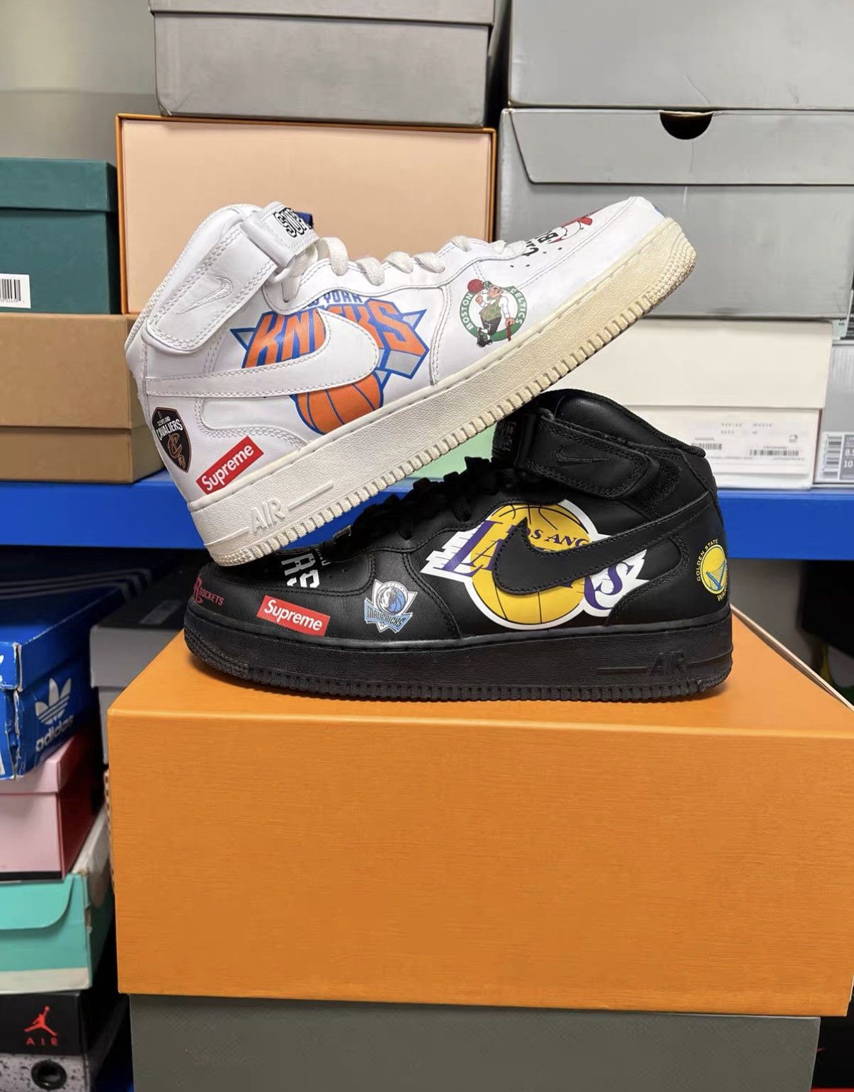 Supreme Supreme x NBA x Air Force 1 Mismatched J42 Size US 9.5 / EU 42-43 - 5 Thumbnail