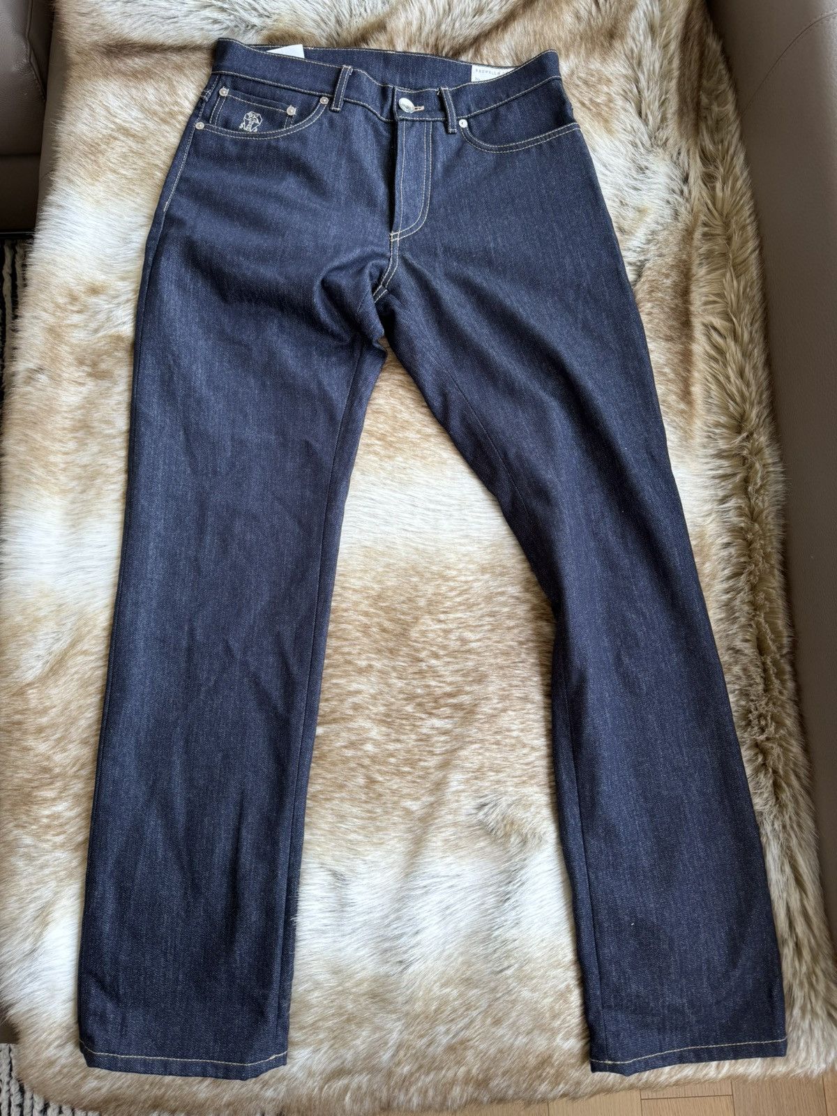 Brunello Cucinelli Wool denim jeans Size US 30 / EU 46 - 1 Thumbnail