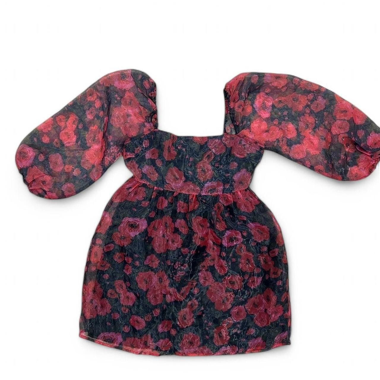 Free People Women's Multi and Red Dress Size S / US 4 / IT 40 - 1 Thumbnail