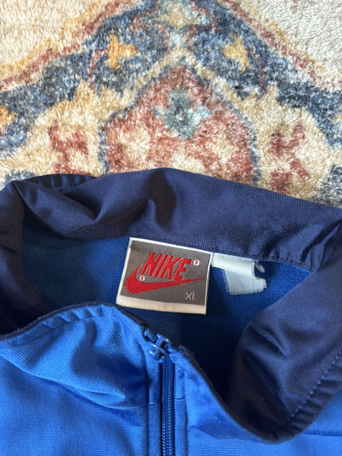 Nike Vintage 80s Nike Zip-up Track Jacket Size XL Size US XL / EU 56 / 4 - 3 Thumbnail