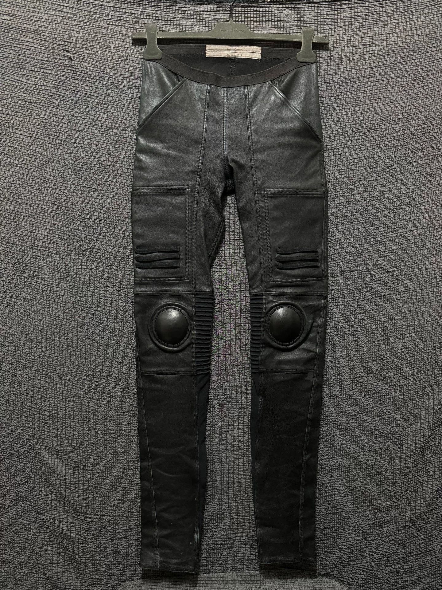 Rick Owens Rick Owens Leather Pants from 14FW Collection Size 40" / US 18 - 1 Thumbnail