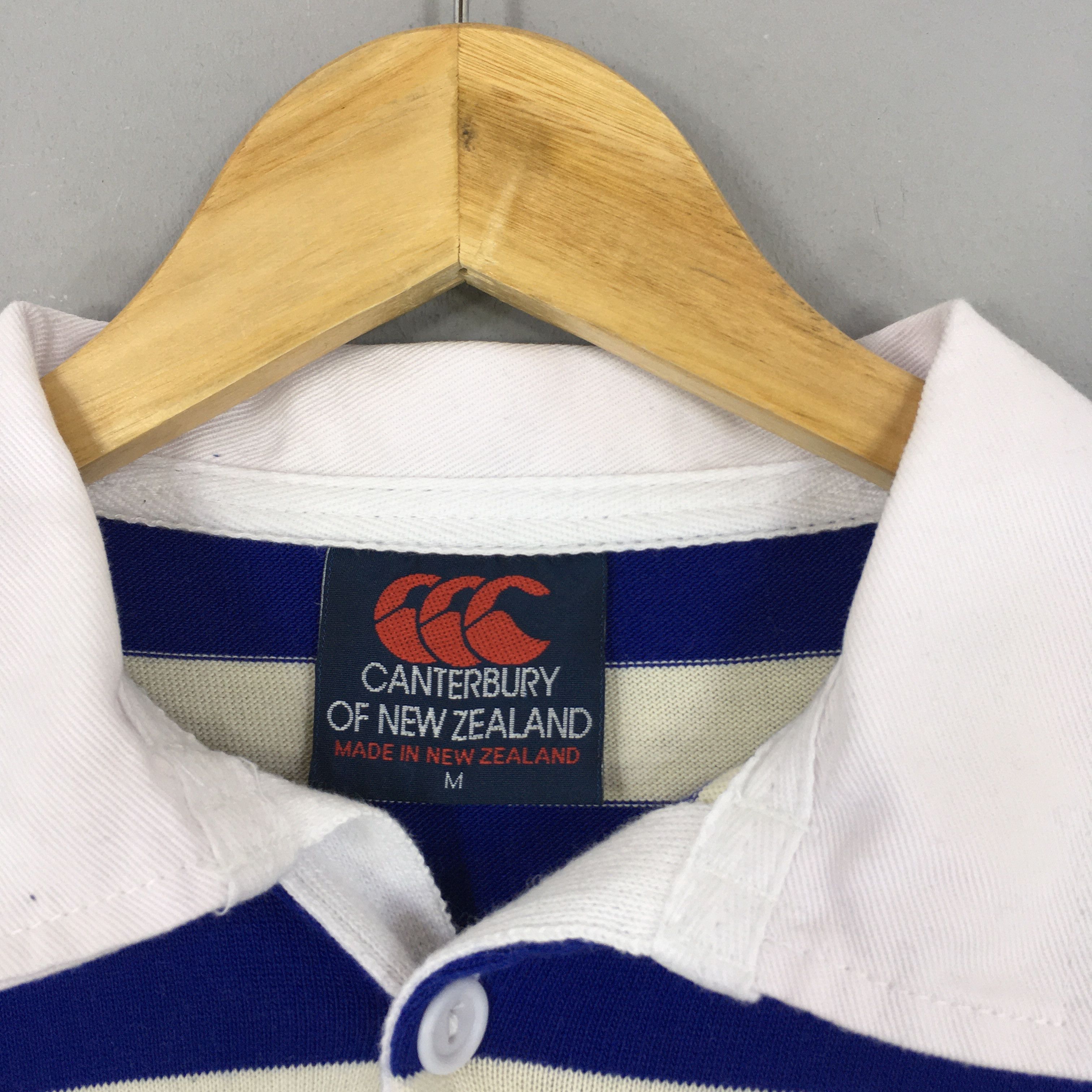 Canterbury of New Zealand Vintage 90s Canterbury Of New Zealand Striped Rugby Shirt Size US M / EU 48-50 / 2 - 5 Thumbnail