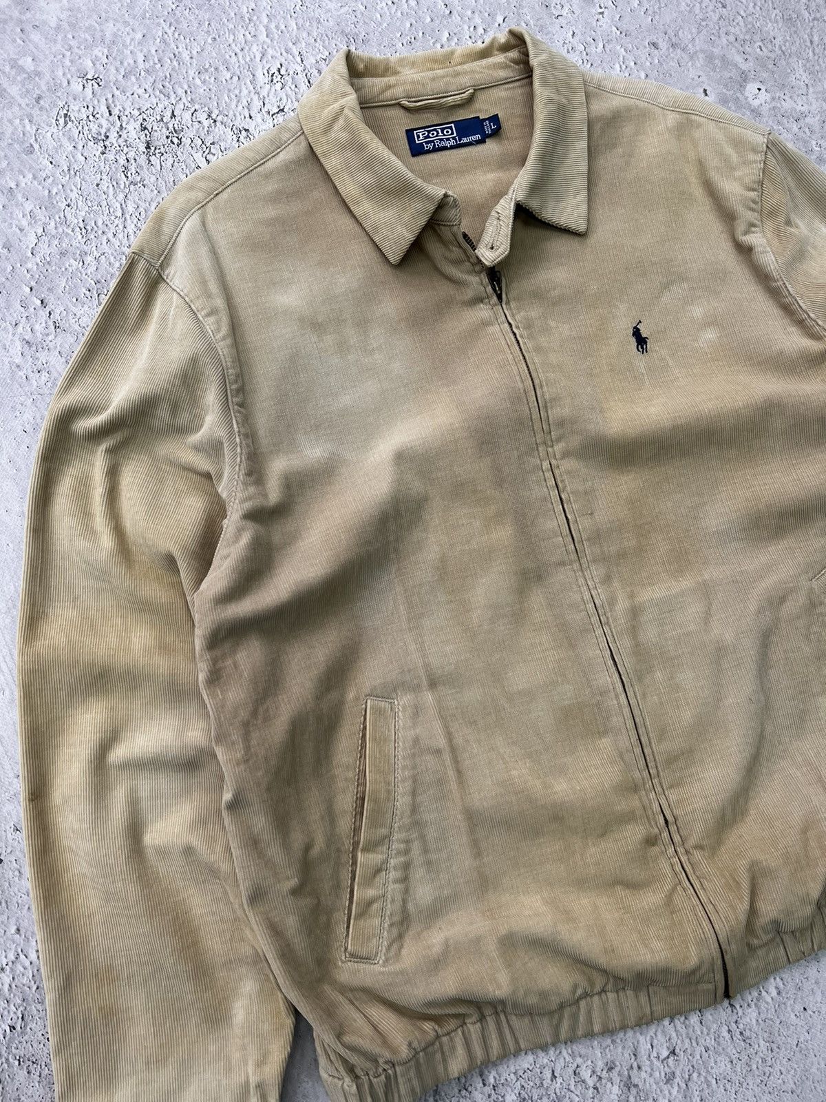 Polo Ralph Lauren × Vintage Vintage 90s Polo Ralph Lauren Harrington style boxy jacket Size US L / EU 52-54 / 3 - 2 Thumbnail