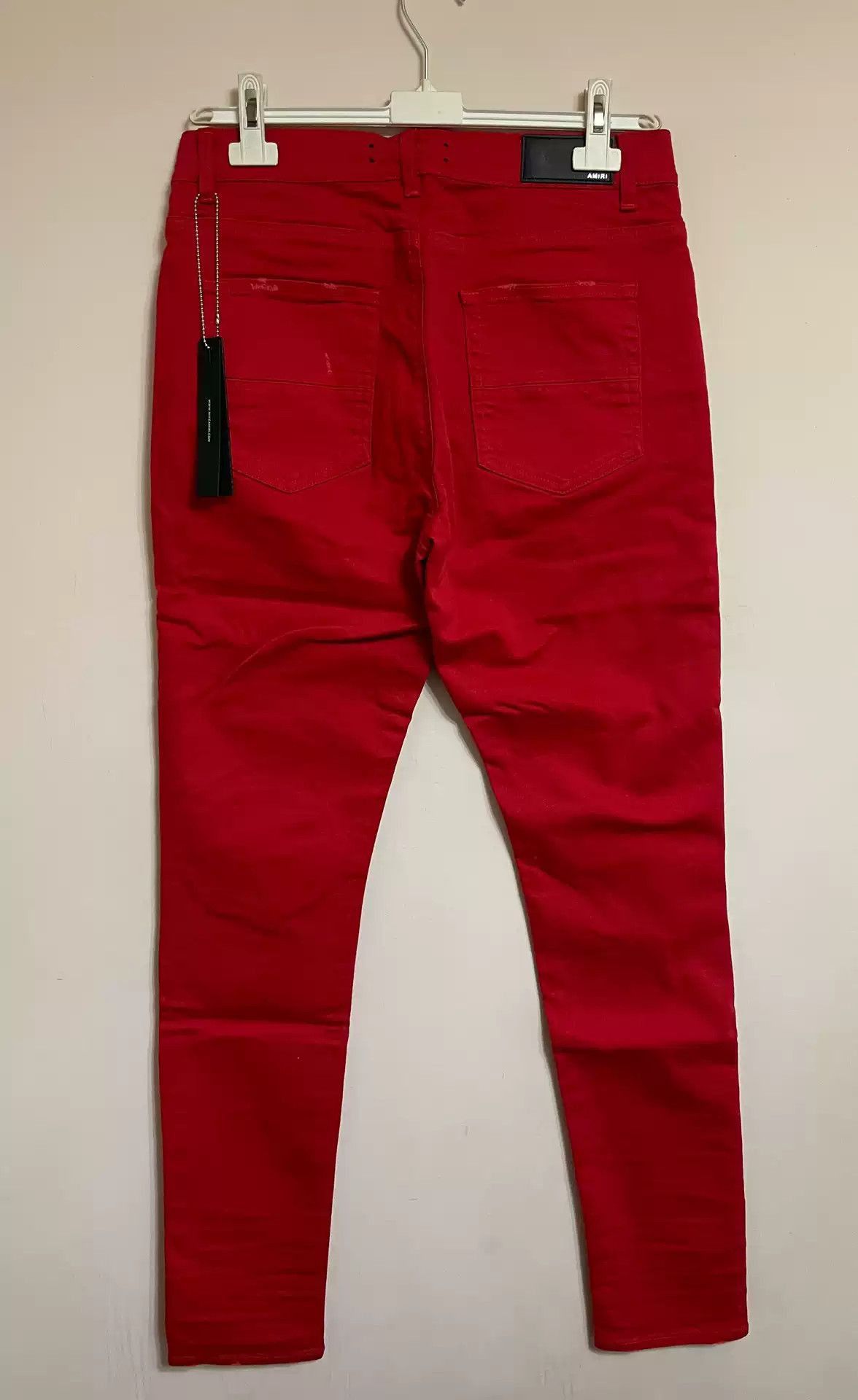 Amiri AMIRI Mx1 Trasher Red Jeans-2506 Size US 34 / EU 50 - 2 Thumbnail