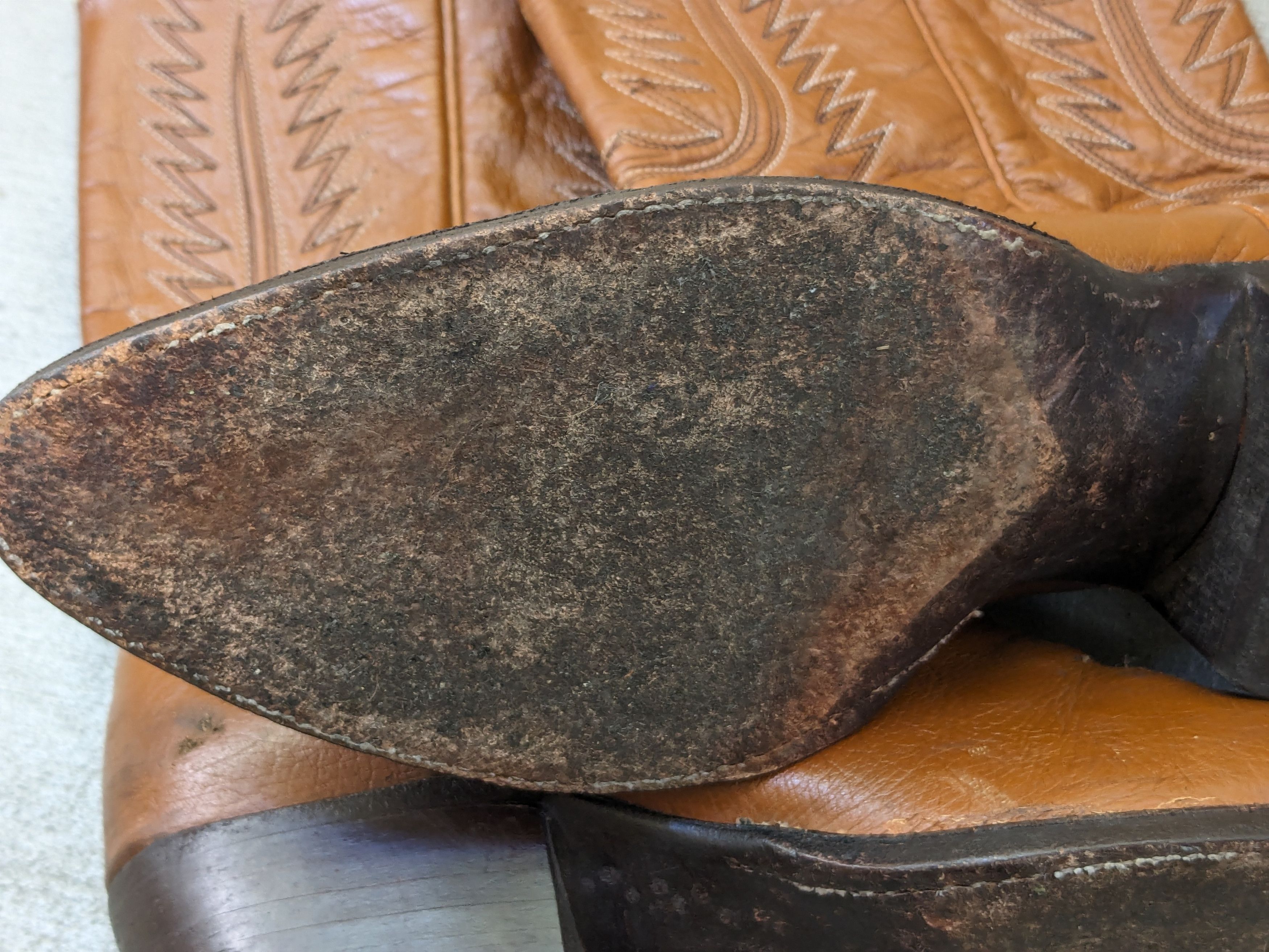 Genuine Leather Dan Post Cowboy Boots Brown Leather 8 Western Botas Size US 8 / EU 41 - 18 Thumbnail