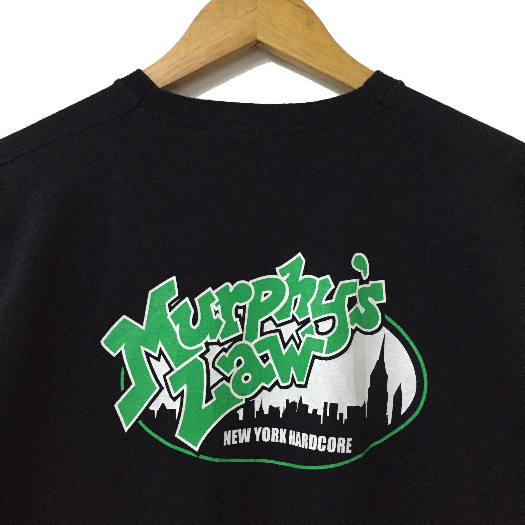 Band Tees VINTAGE Y2K MURPHYS LAW NEW YORK HARDCORE PUNK BAND TSHIRT Size US M / EU 48-50 / 2 - 8 Thumbnail
