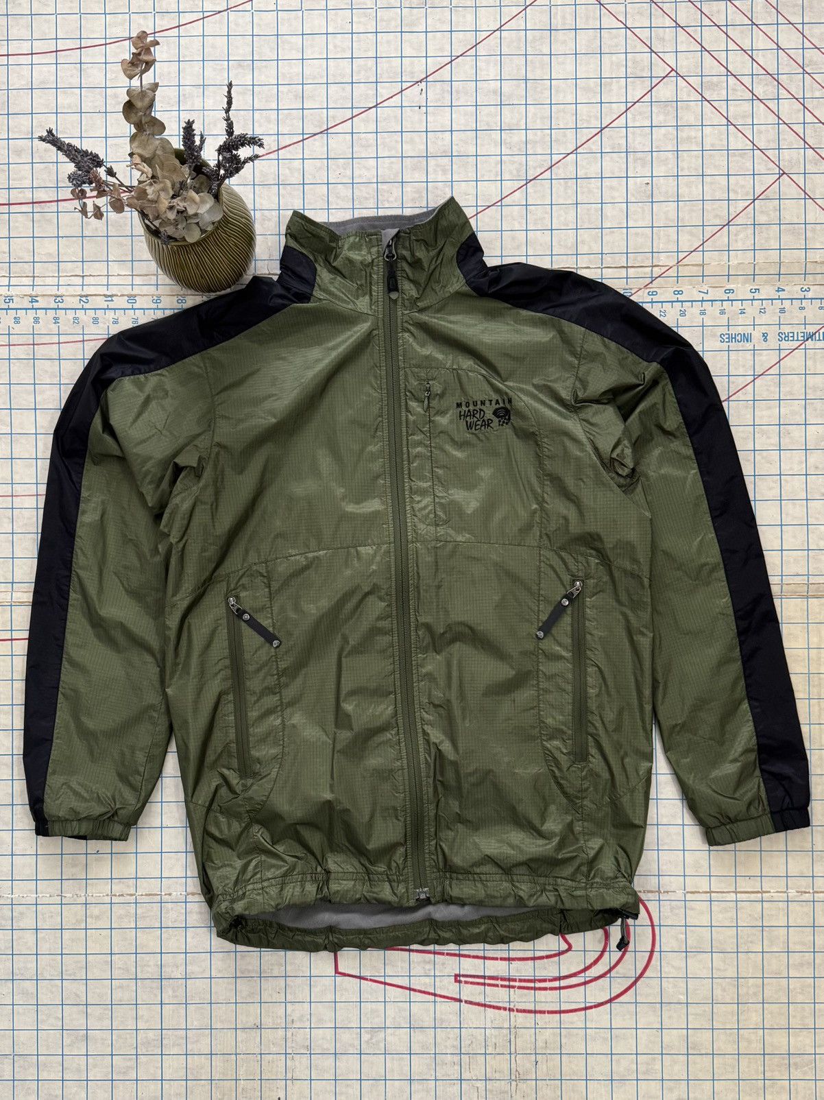 Mountain Hardwear Mountain Hard Wear Full Zip Lightweight Jacket Dark Green S Size US S / EU 44-46 / 1 - 1 Thumbnail