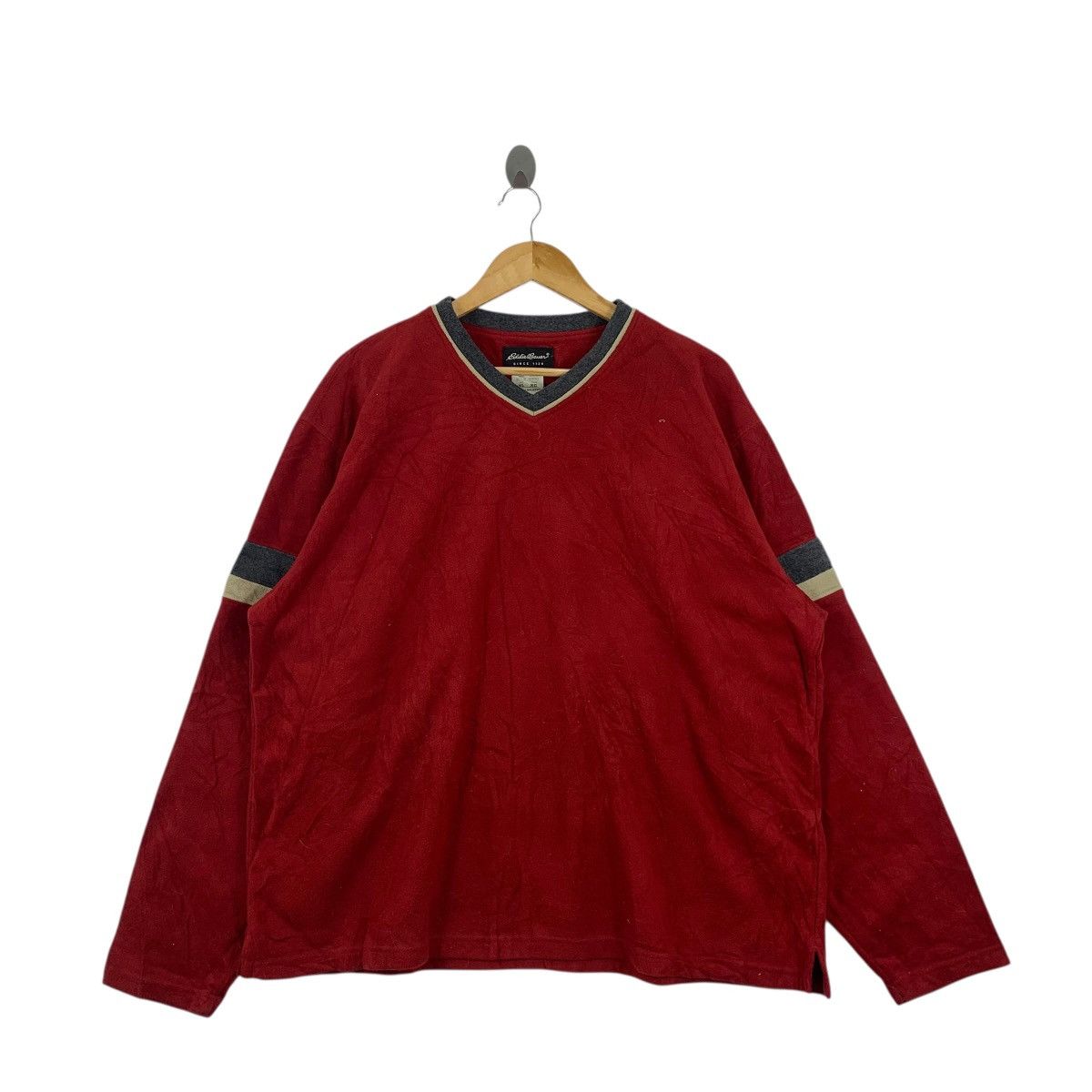 Eddie Bauer Vintage EDDIE BAUER USA Minimalist Baggy Fleece Sweater Size XL / US 12-14 / IT 48-50 - 3 Thumbnail