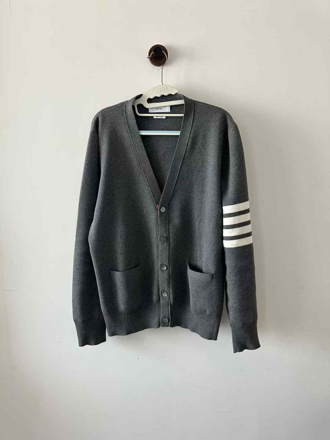 Thom Browne Thom Browne Gray Cardigan Size US L / EU 52-54 / 3 - 1 Thumbnail