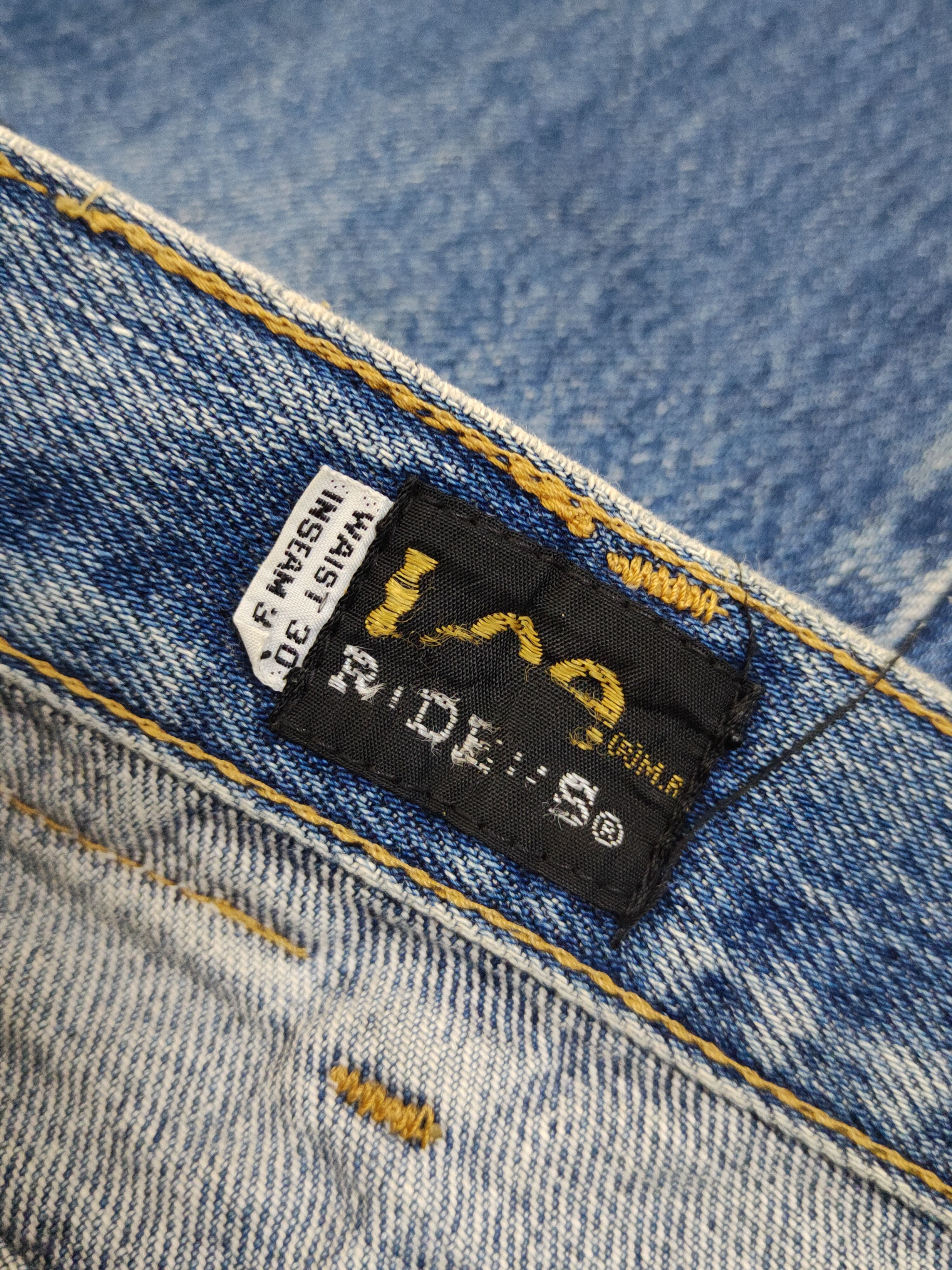 Lee Lee Blue Distressed Ripped vintage denim Jeans #W1497 Size US 29 - 16 Thumbnail