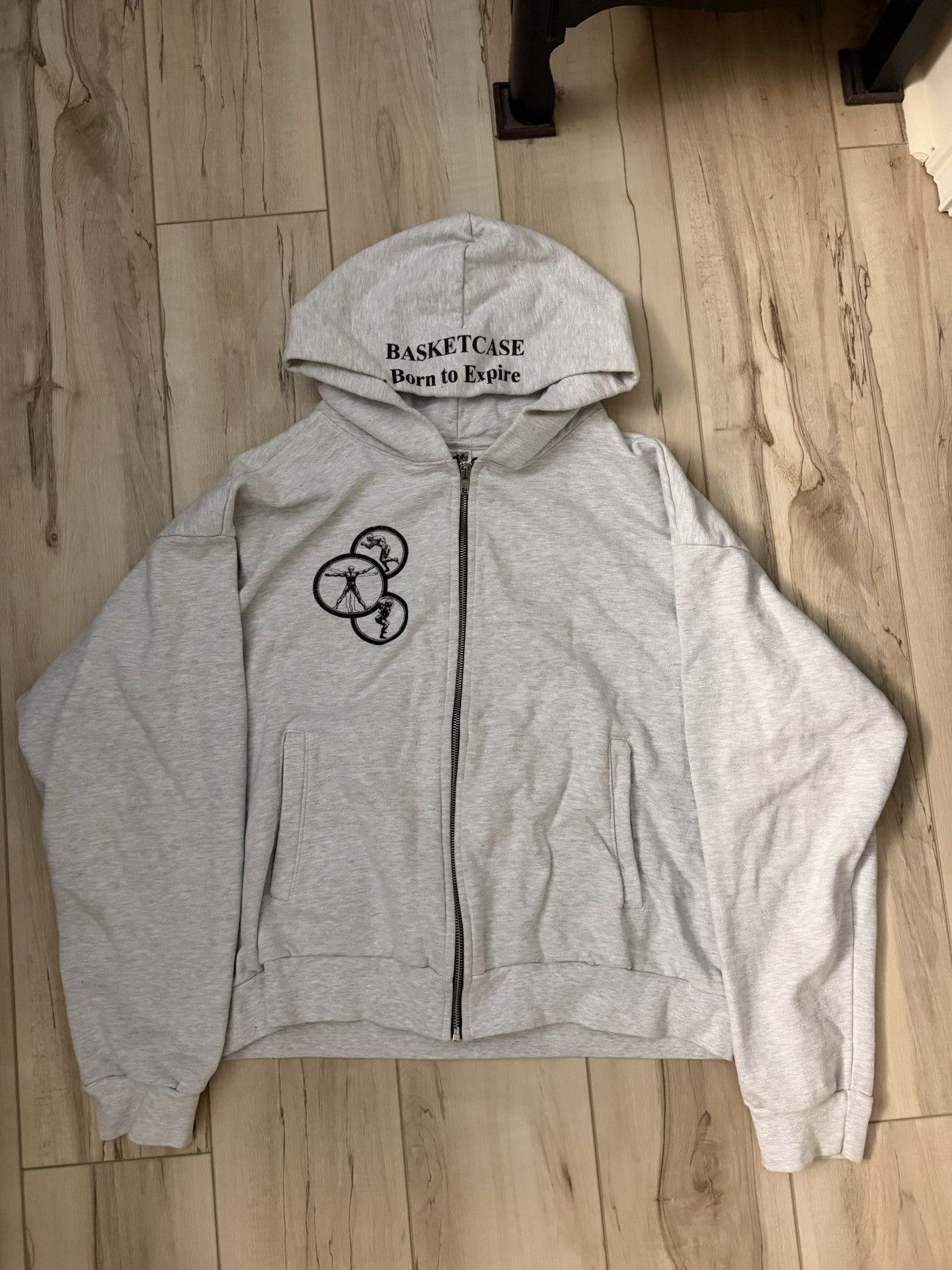 basketcase gallery Basketcase Gallery Born To Expire ZipUp | Grailed