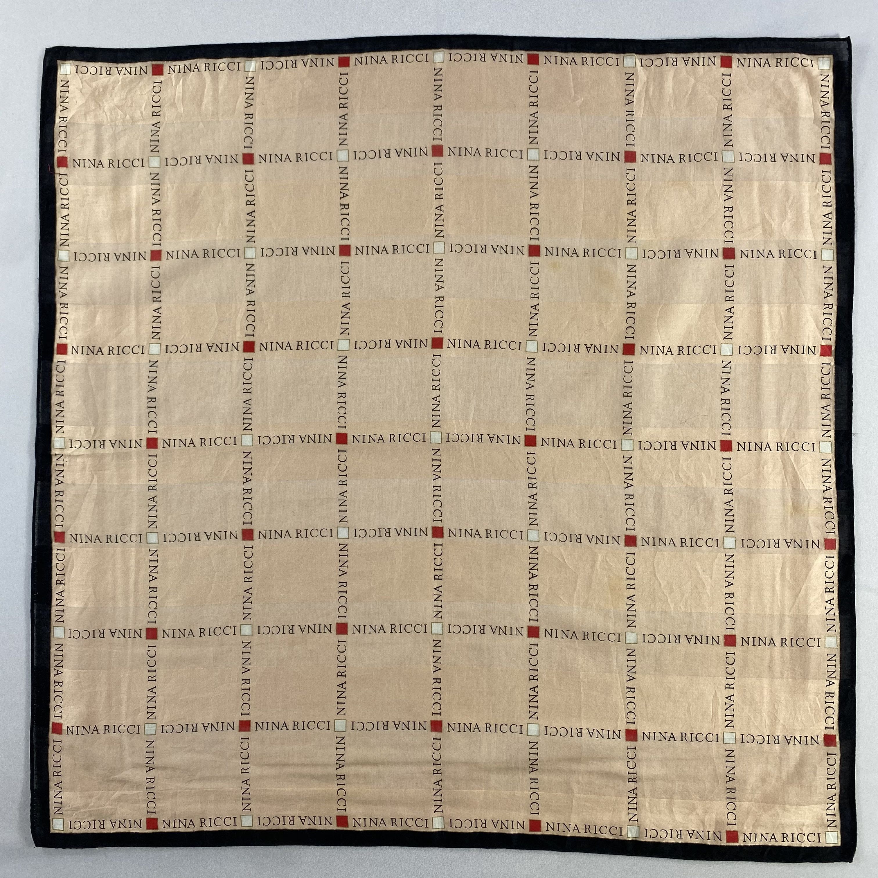 Nina Ricci × Vintage Nina Ricci Handkerchief / Neckerchief / Bandana-P1035 Size ONE SIZE - 1 Thumbnail