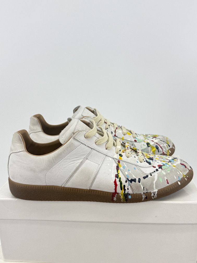 Maison Margiela A/W 17 'Leopard Print Fur' GAT Sneakers | Grailed